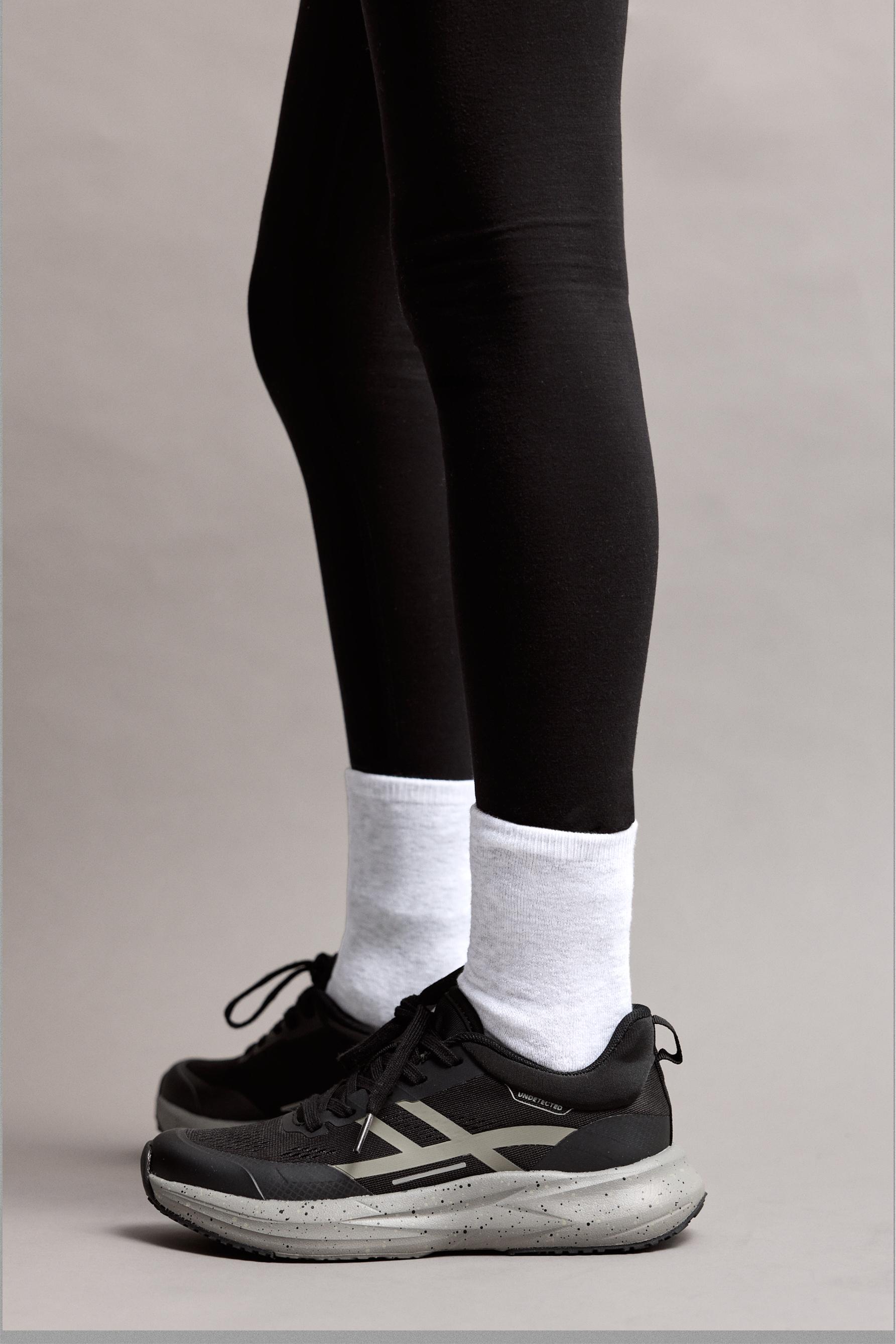 Long socks (2-pack) — WHITE/GREY
