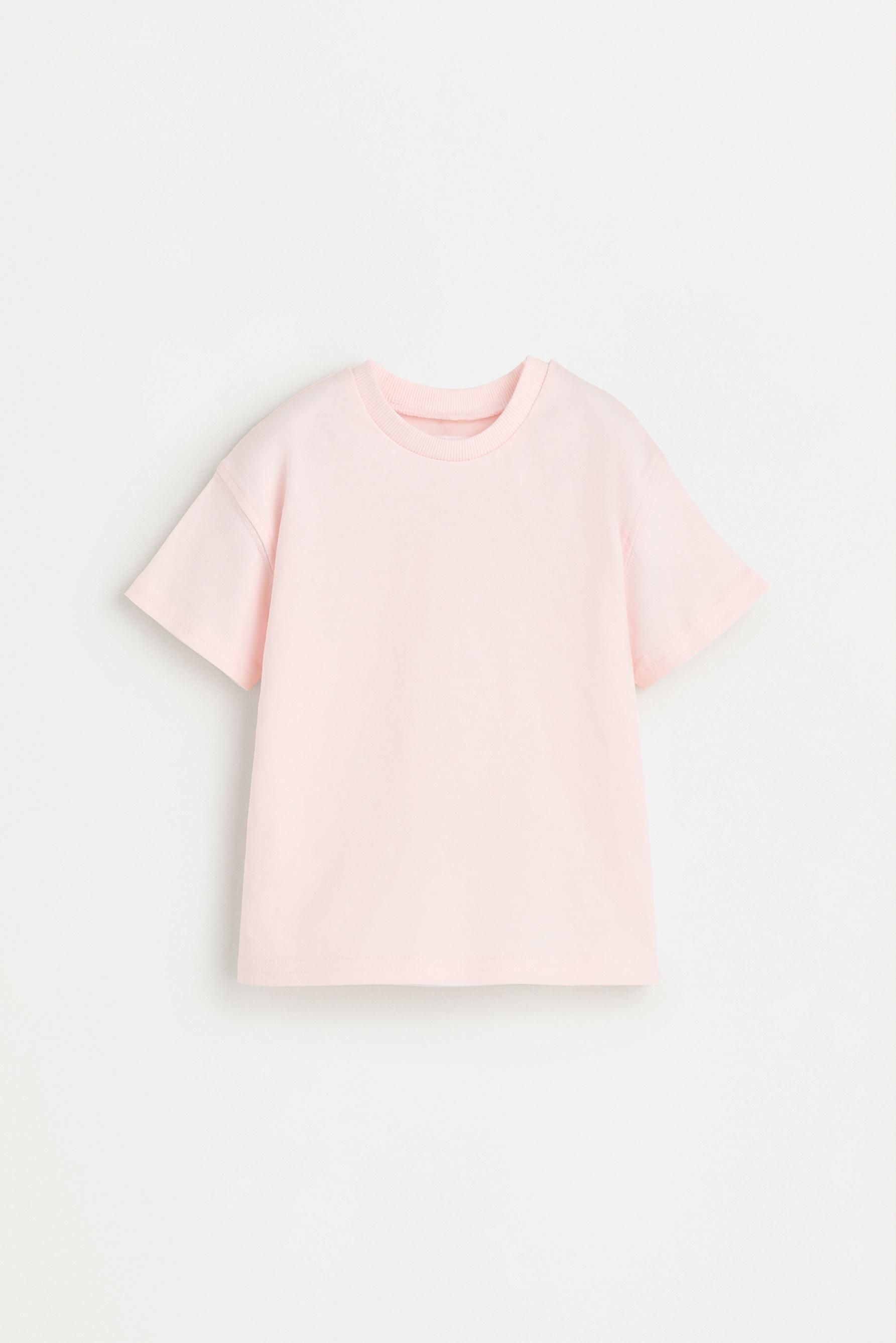 4-pack of plain T-shirts — PALE PINK