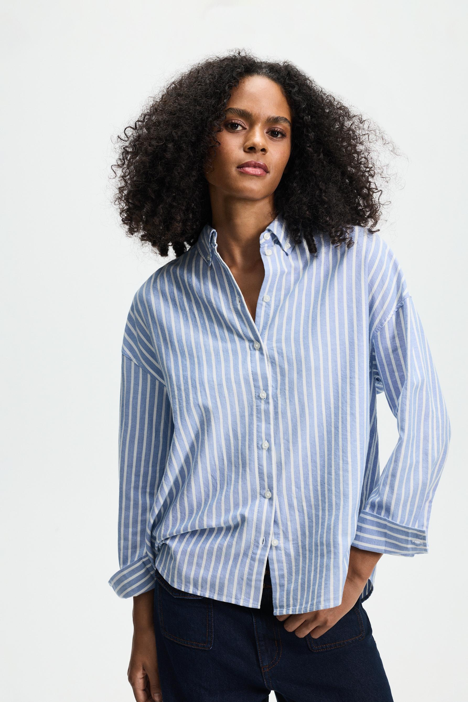 Striped Oxford shirt — STRIPED