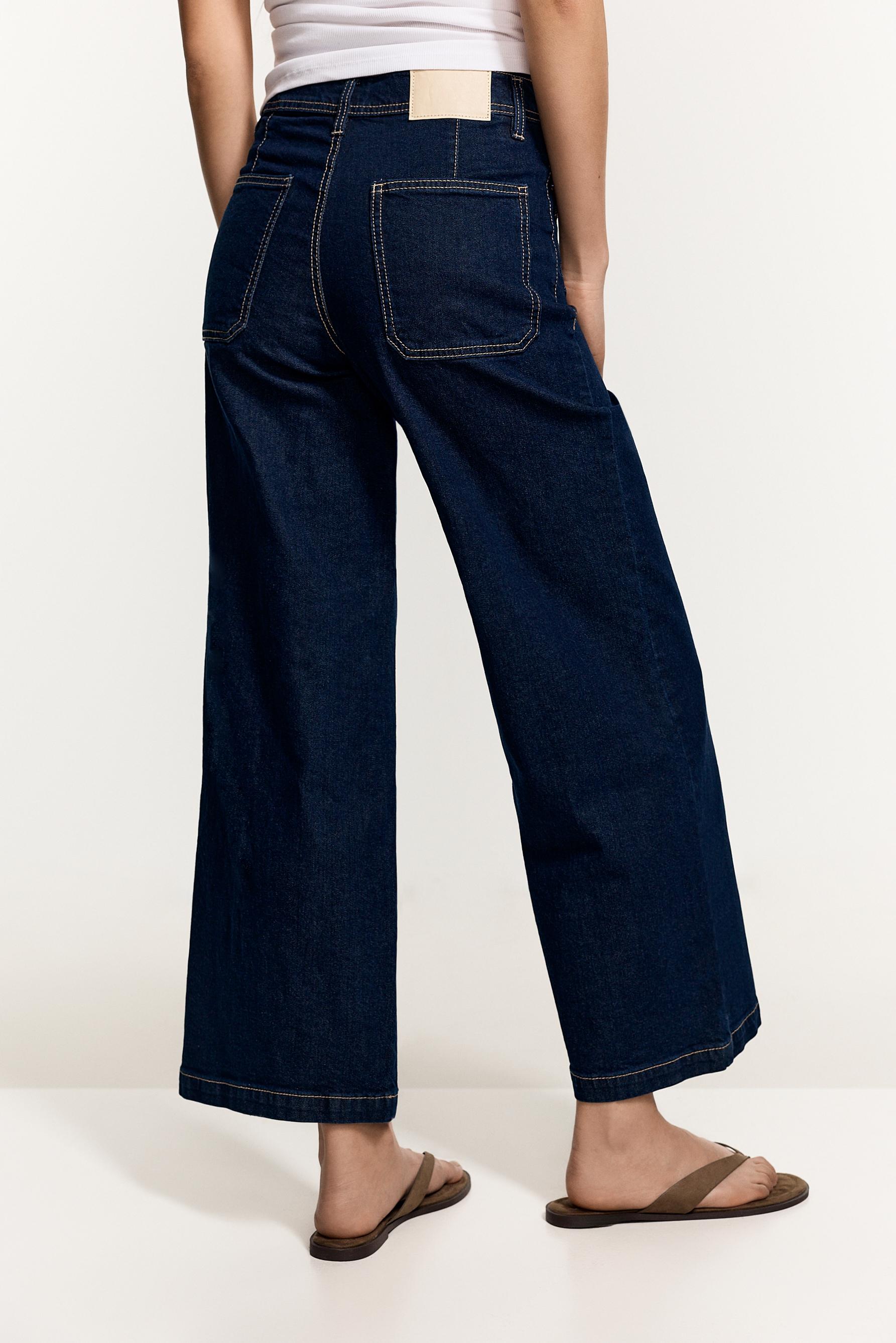 Stretch pocket jeans — DARK INDIGO