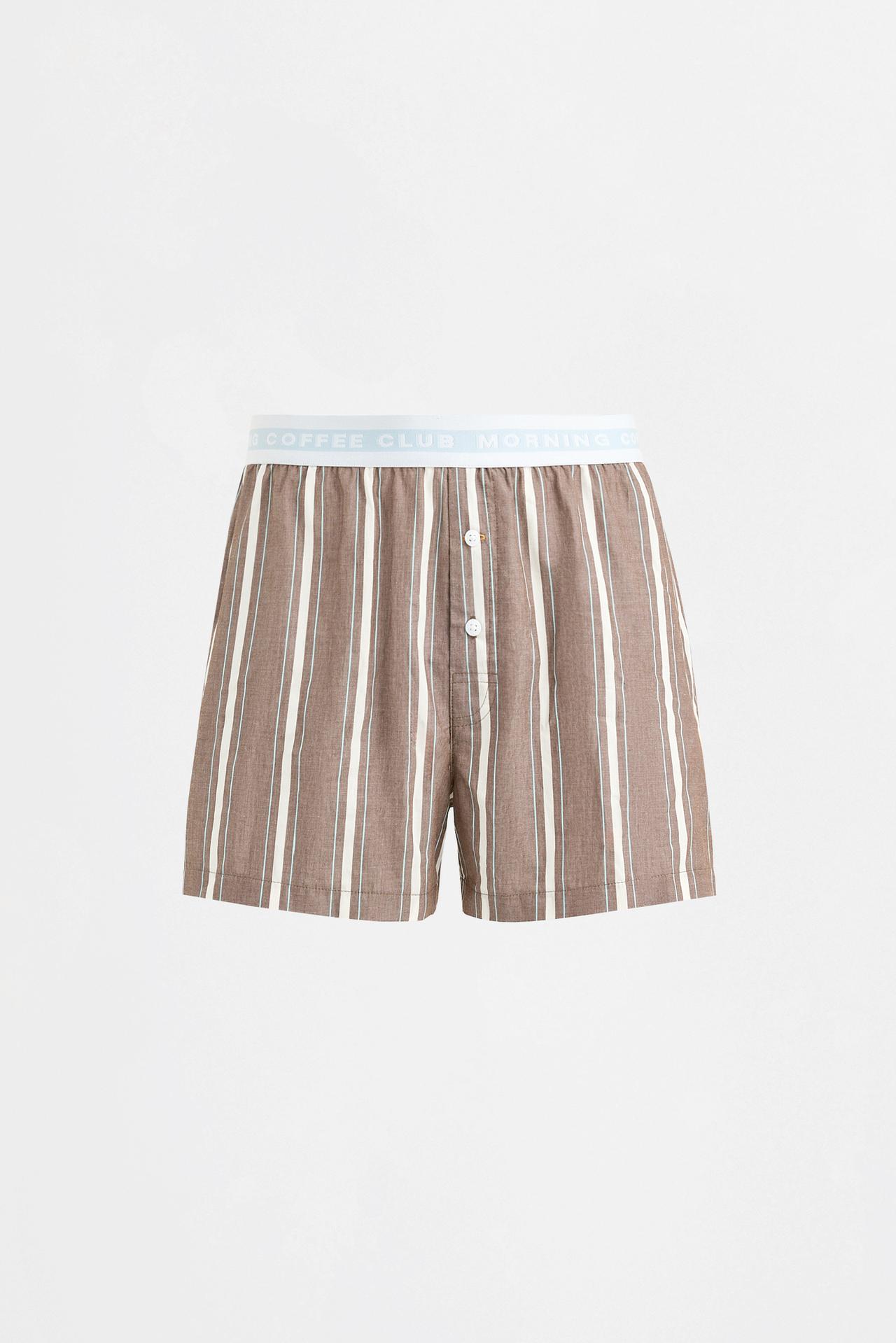 2-Pack striped boxer briefs — BROWN