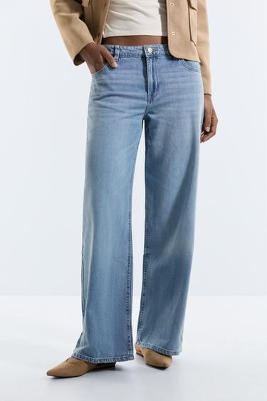 Low-rise wide-leg jeans — INK BLUE 2
