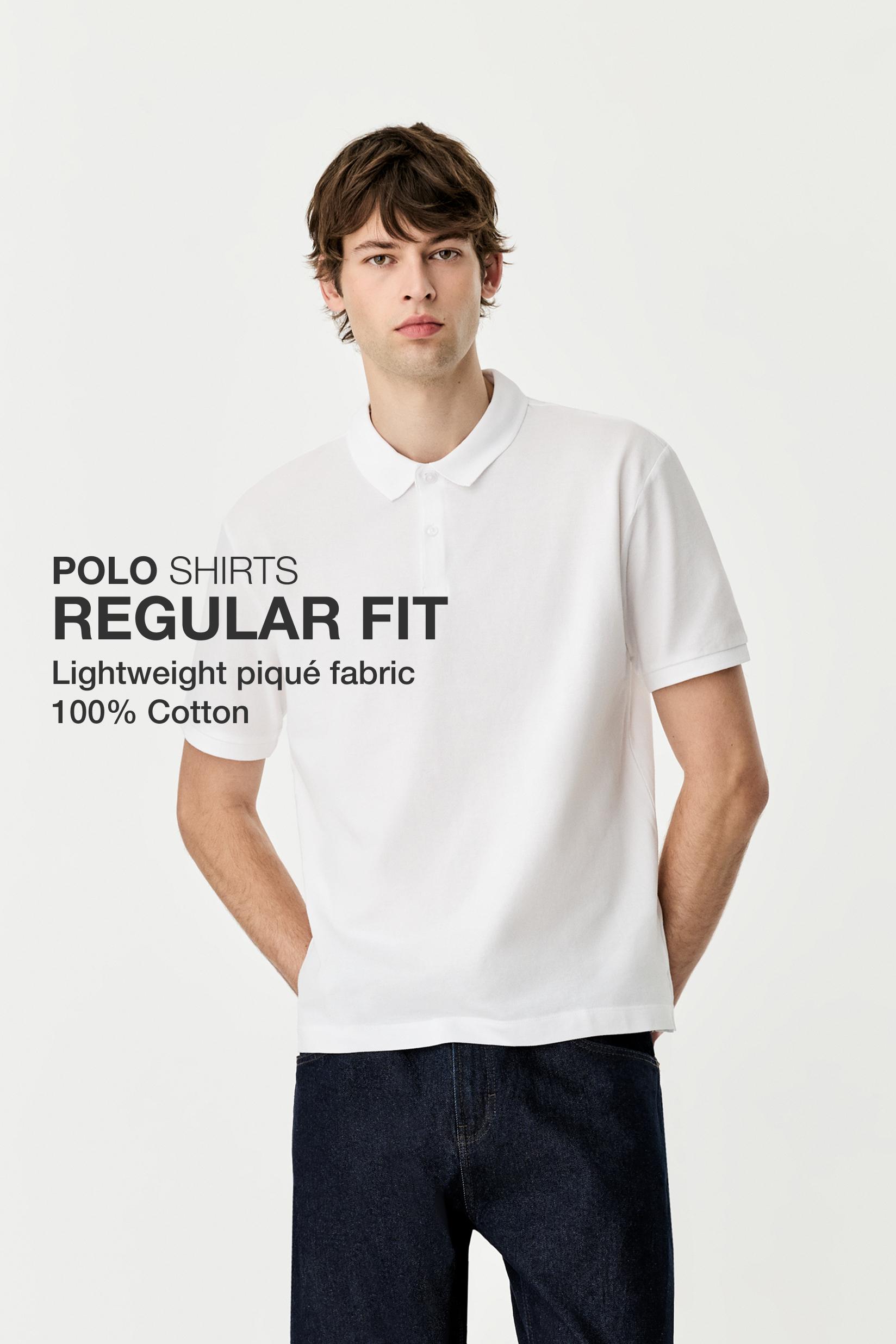 Basic polo shirt — WHITE