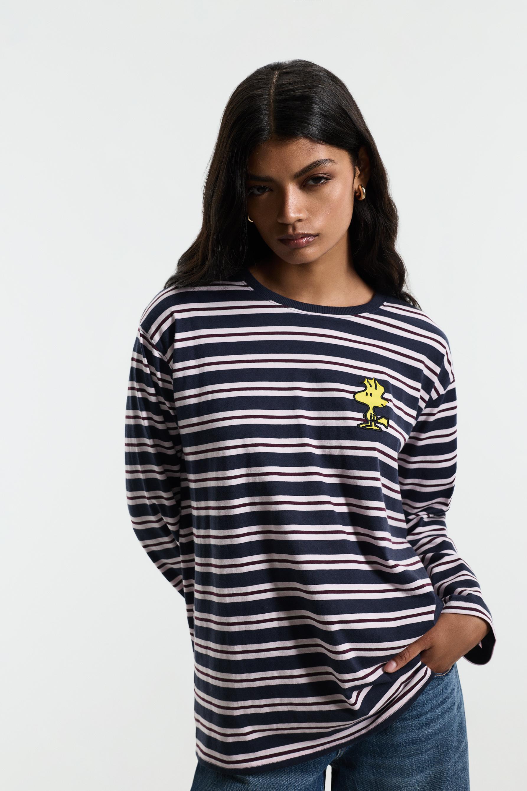 Snoopy Peanuts™ striped T-shirt — STRIPED