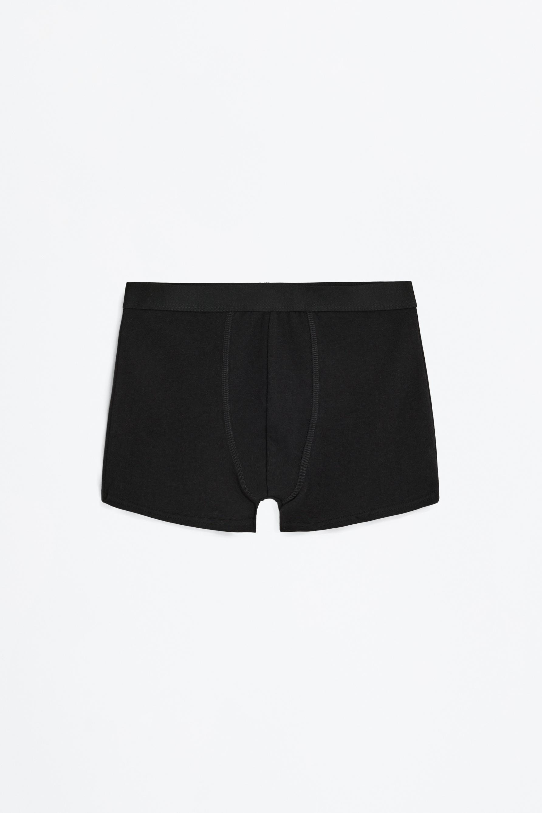 Pack of 5 basic boxer shorts — WHITE/GREY
