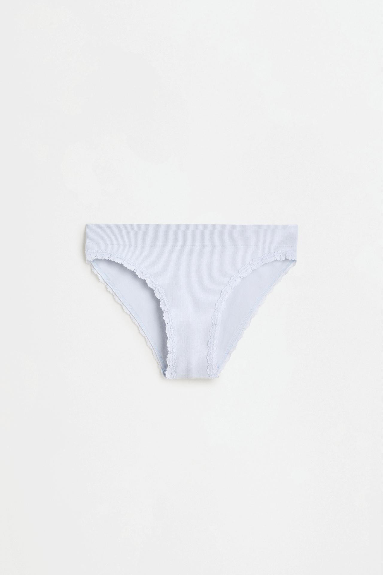 Floral lace briefs (3-pack) — ECRU