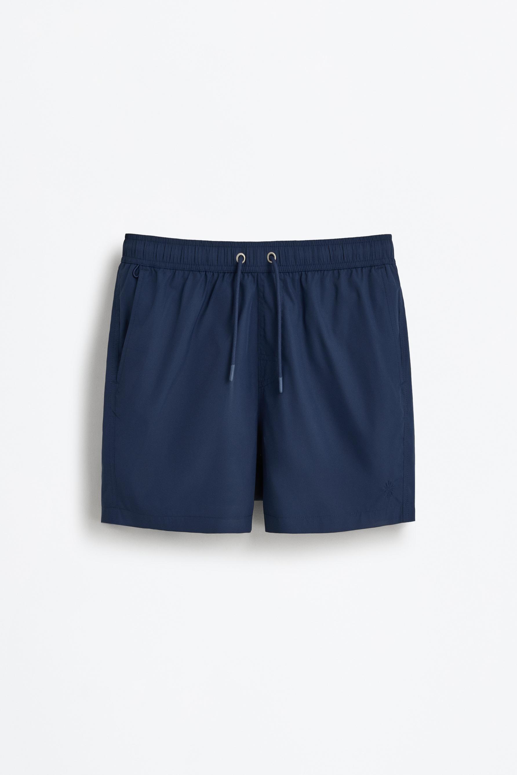 Basic regular fit swim shorts — NAVY