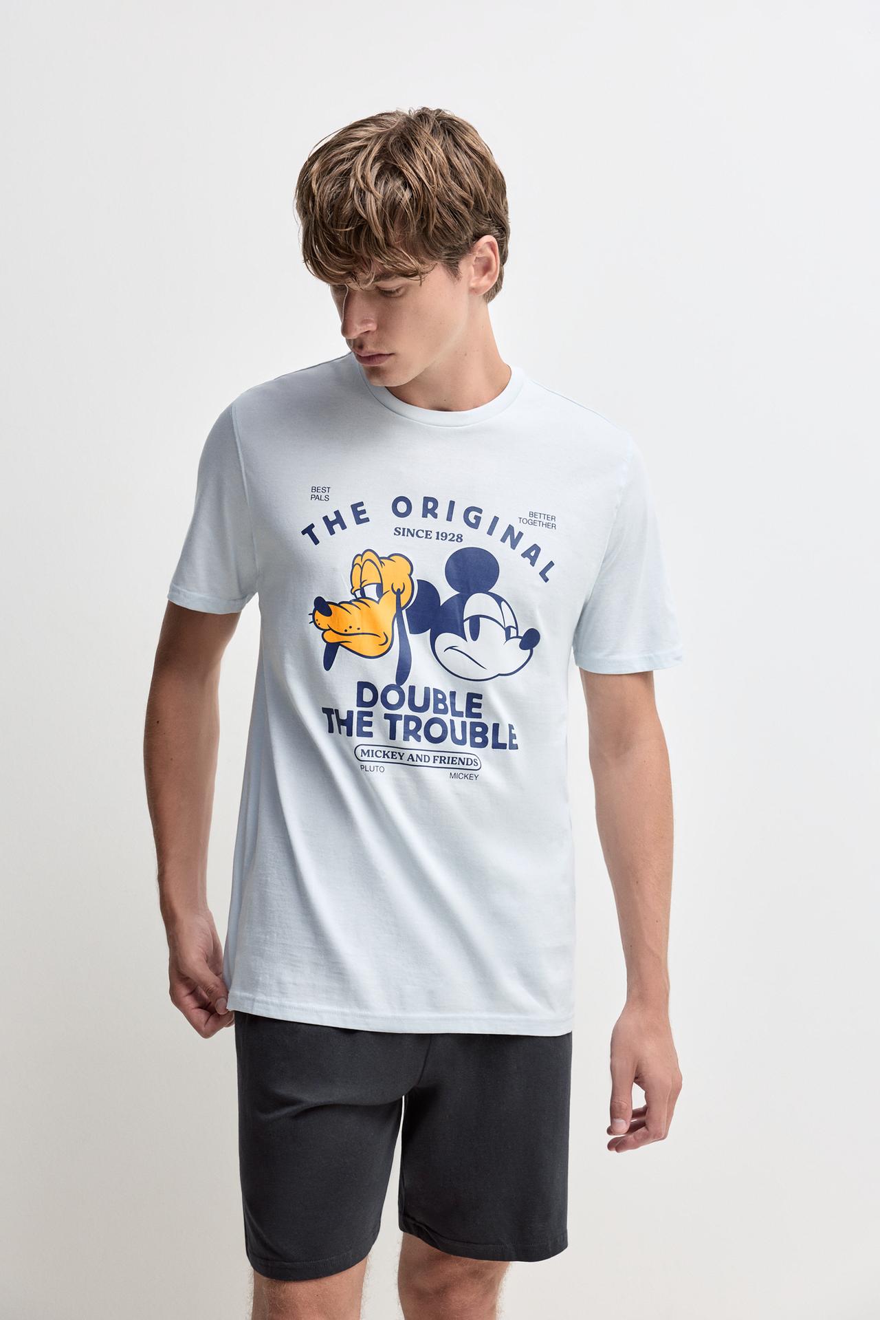 Mickey Mouse ©Disney short pyjamas — PALE BLUE