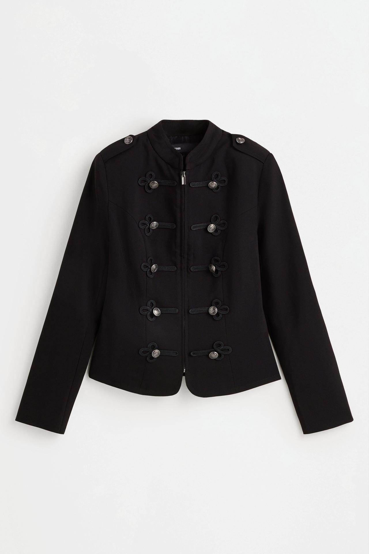 Blazer with buttons — BLACK