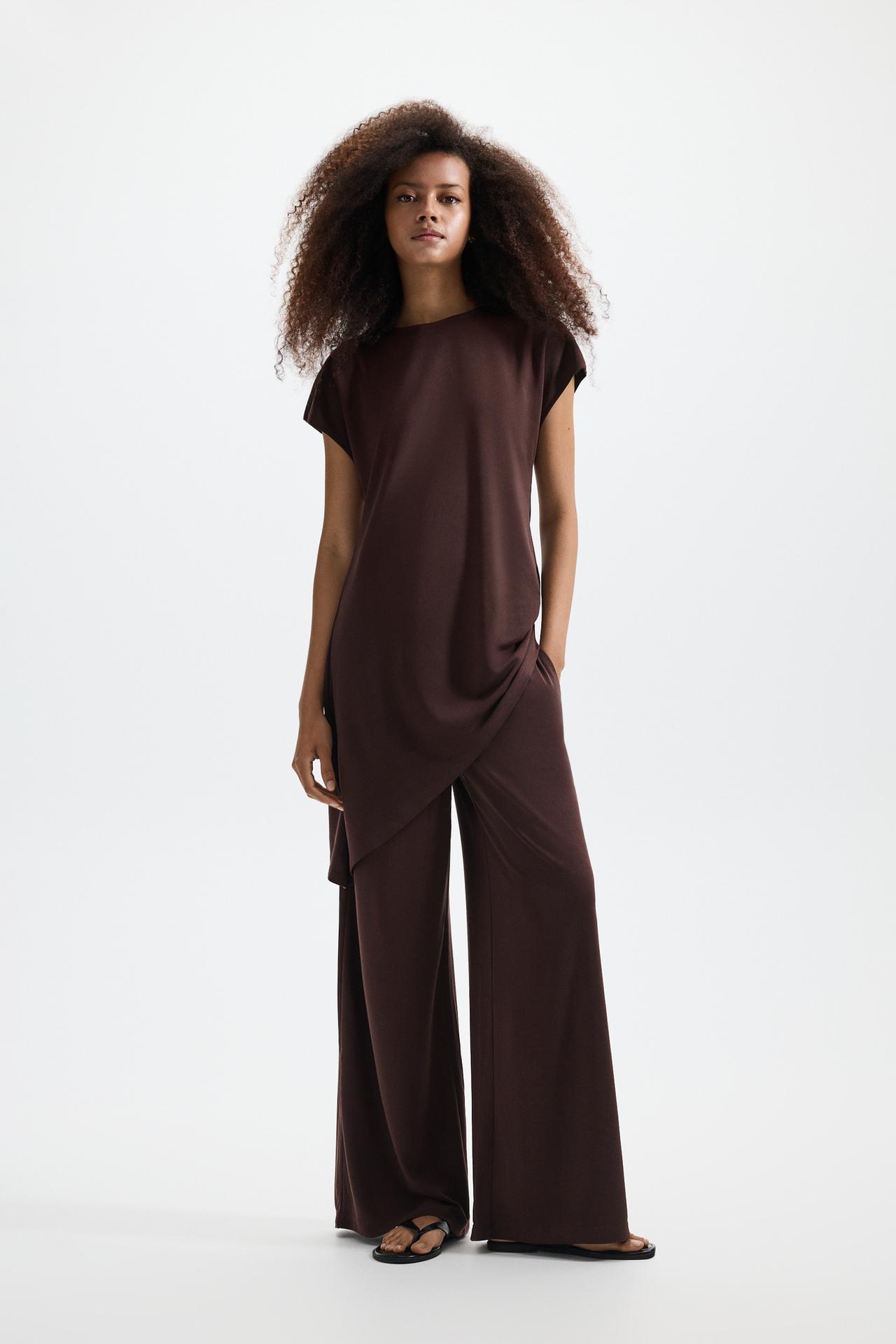 Asymmetrical dress — CHOCOLATE
