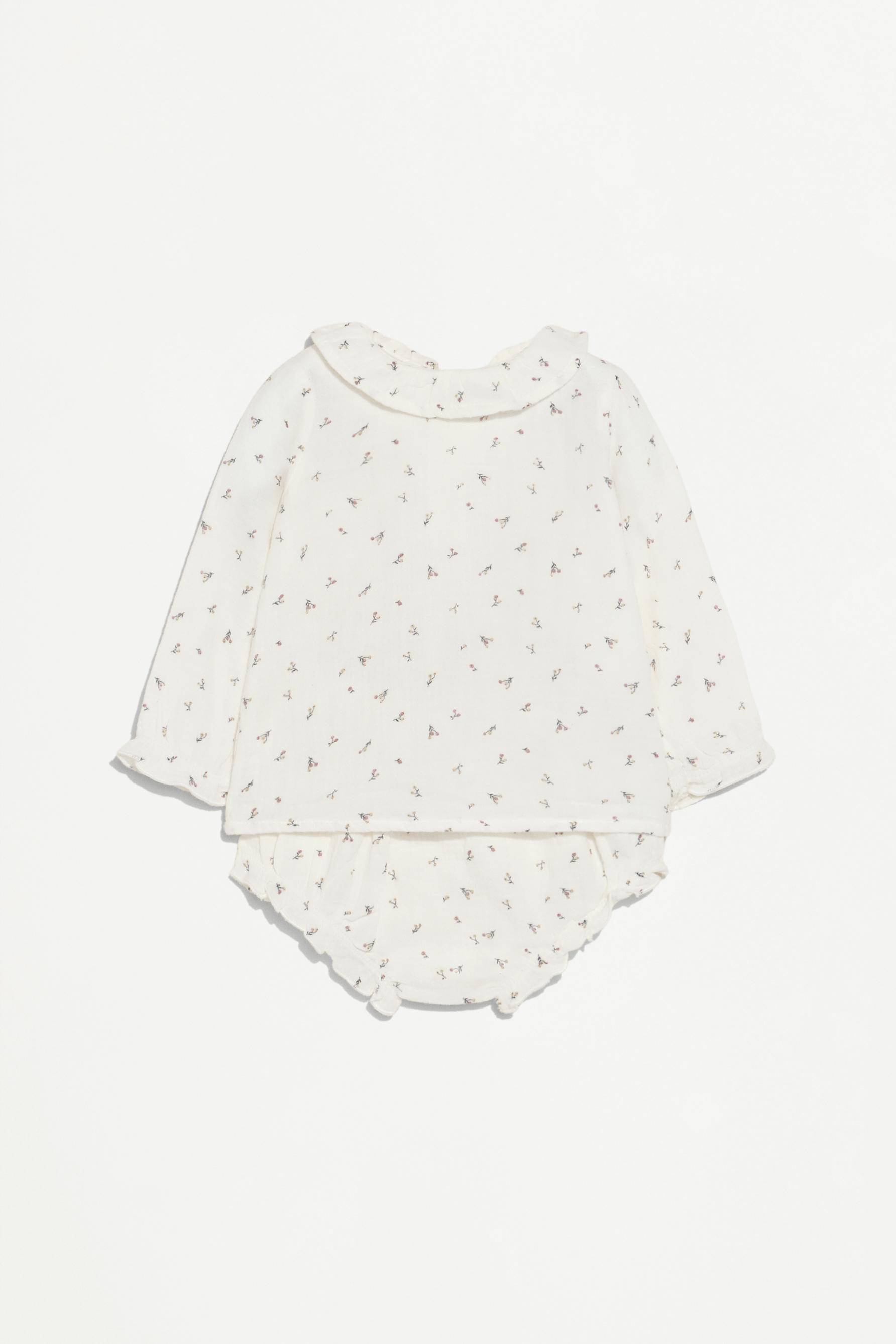 Set blusa y braguita textura