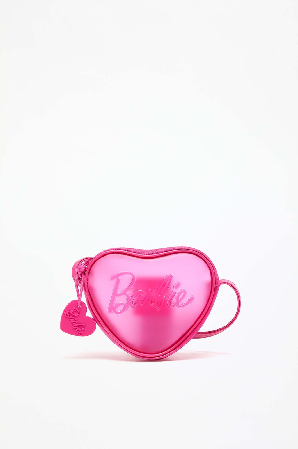 Barbie™ vinyl heart crossbody bag