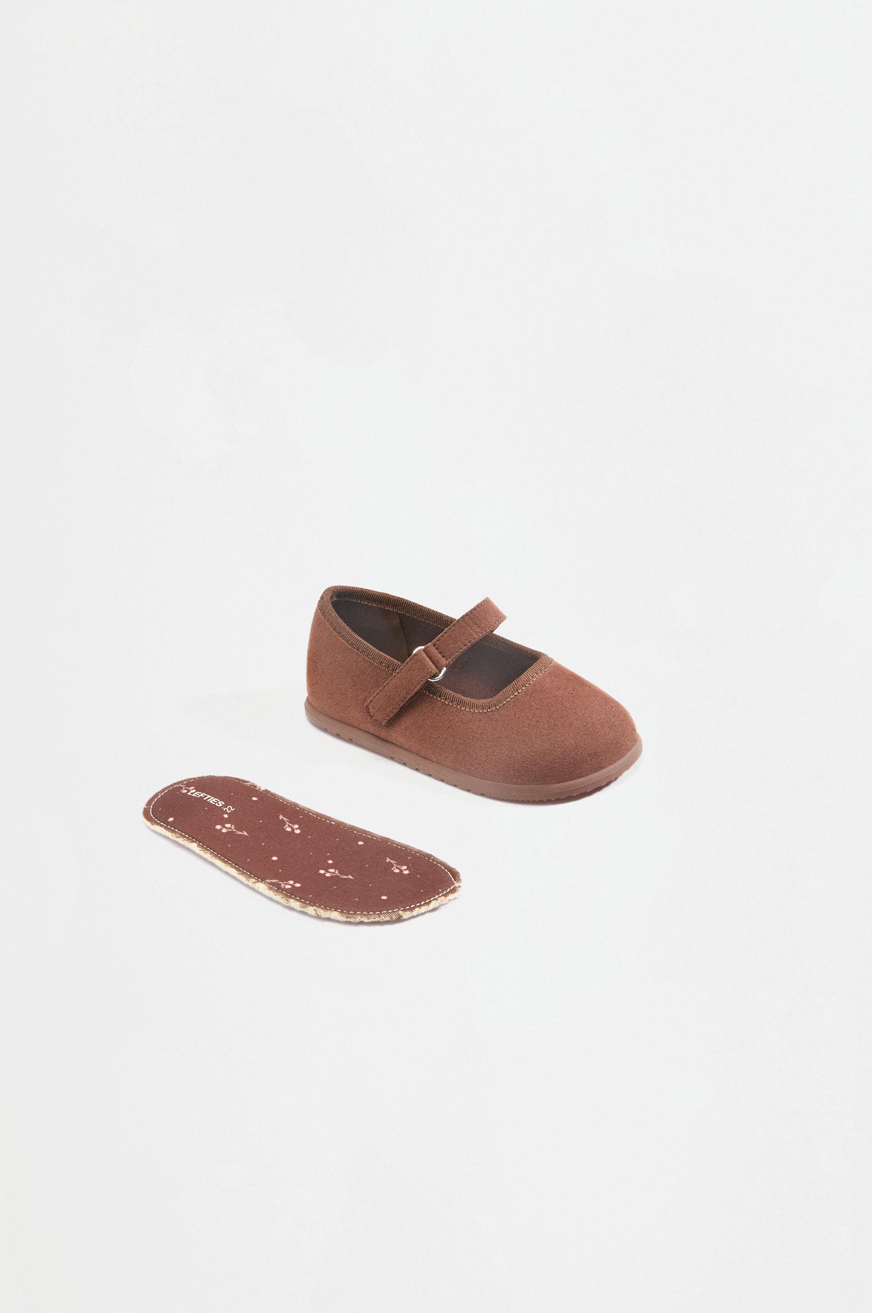Barefoot Mary Janes — BROWN