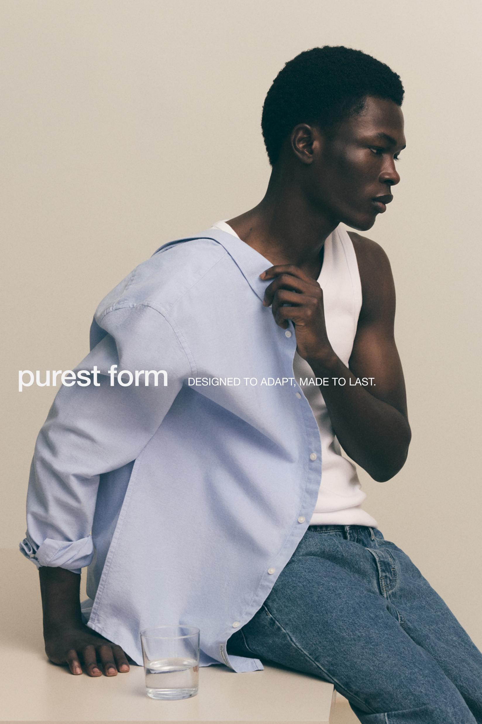 Oxford shirt — PALE BLUE