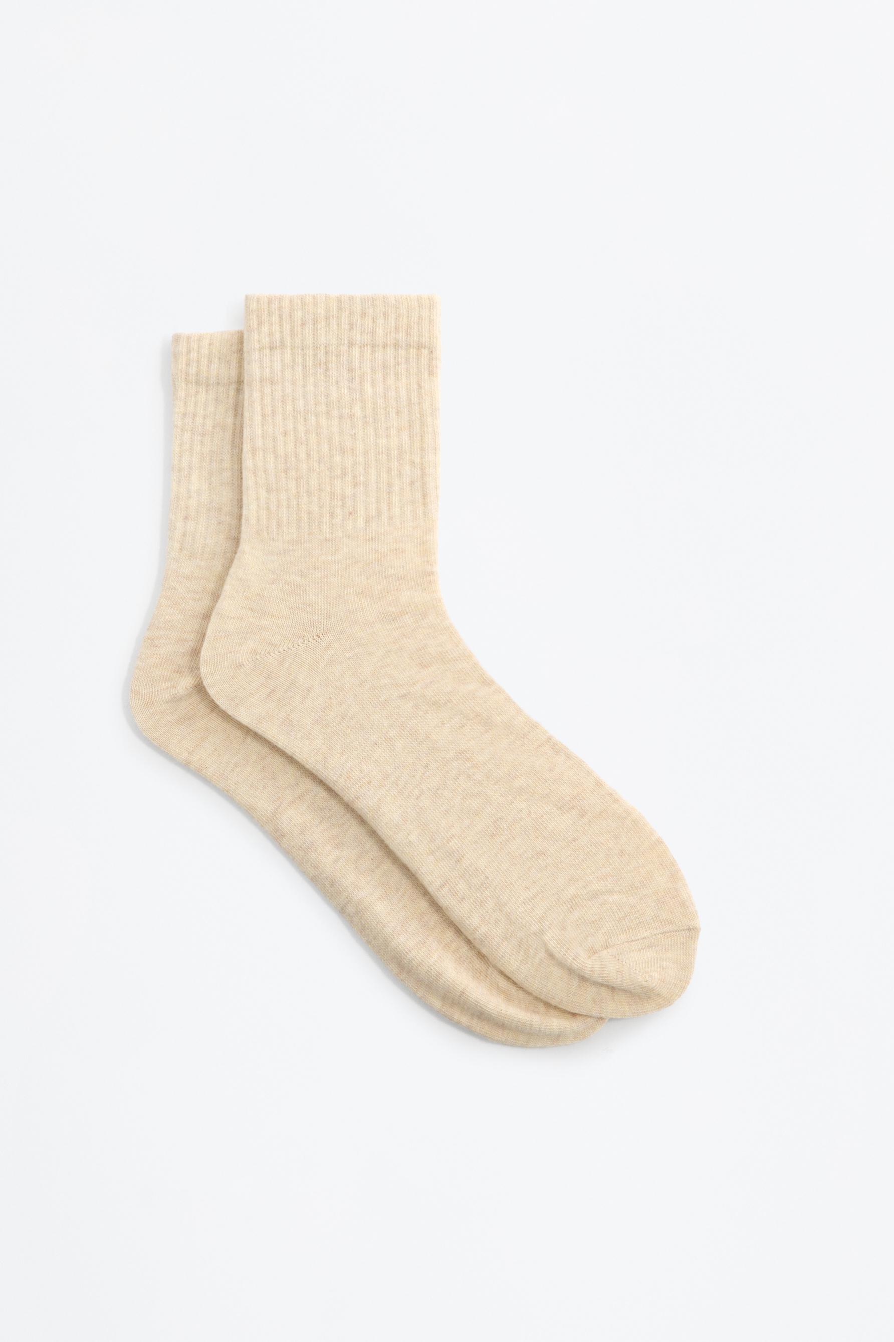 High ankle socks (7-Pack) — SAND