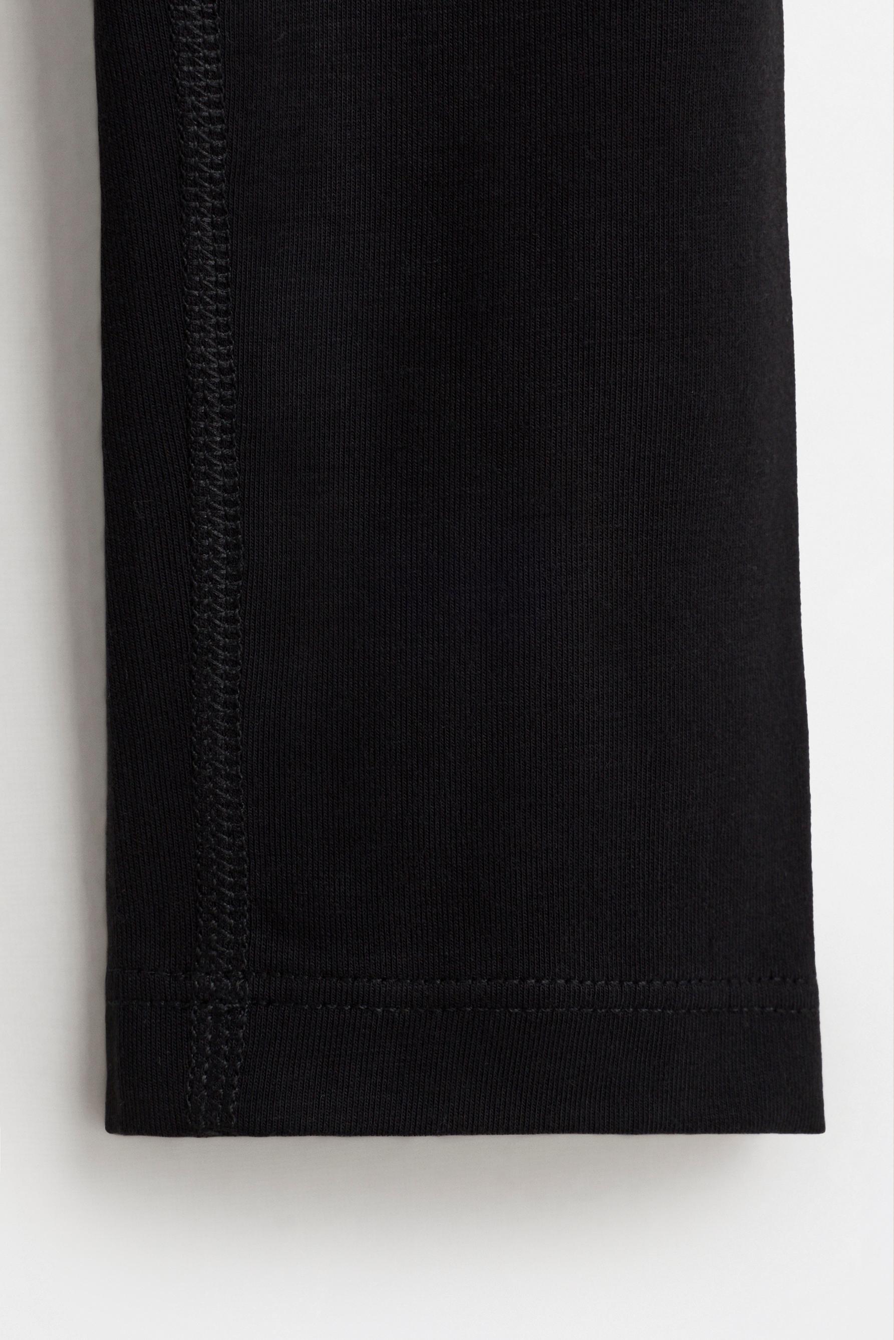 LIGHTWEIGHT thermal comfort leggings — BLACK