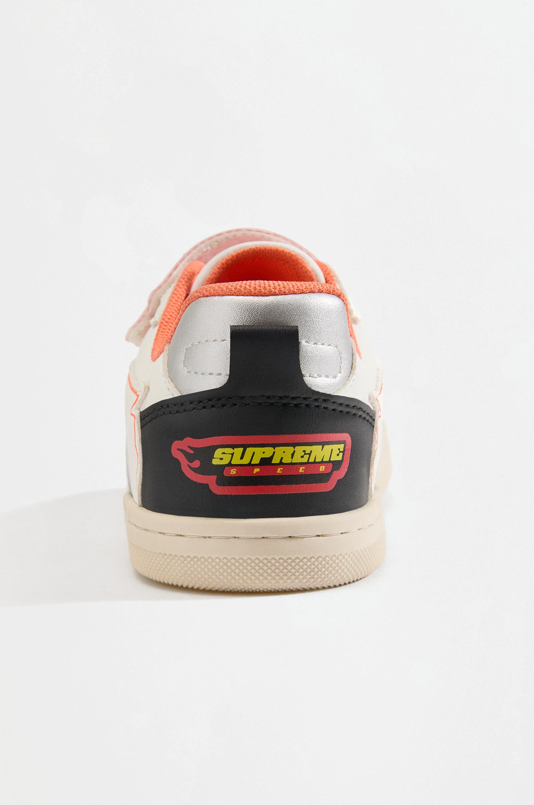Hot Wheels® Mattel barefoot sneakers — WHITE
