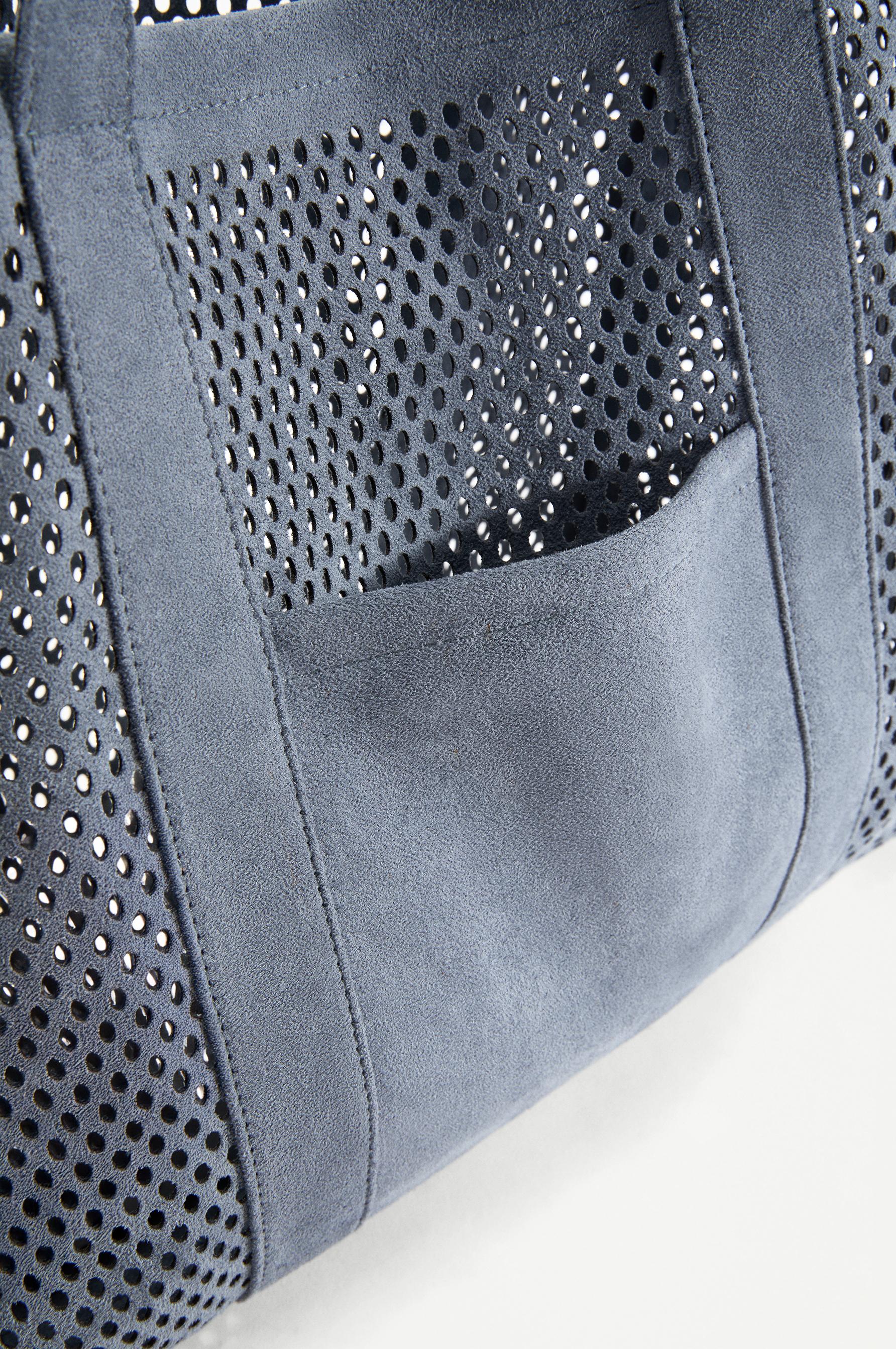 Openwork shopper bag — BLUE