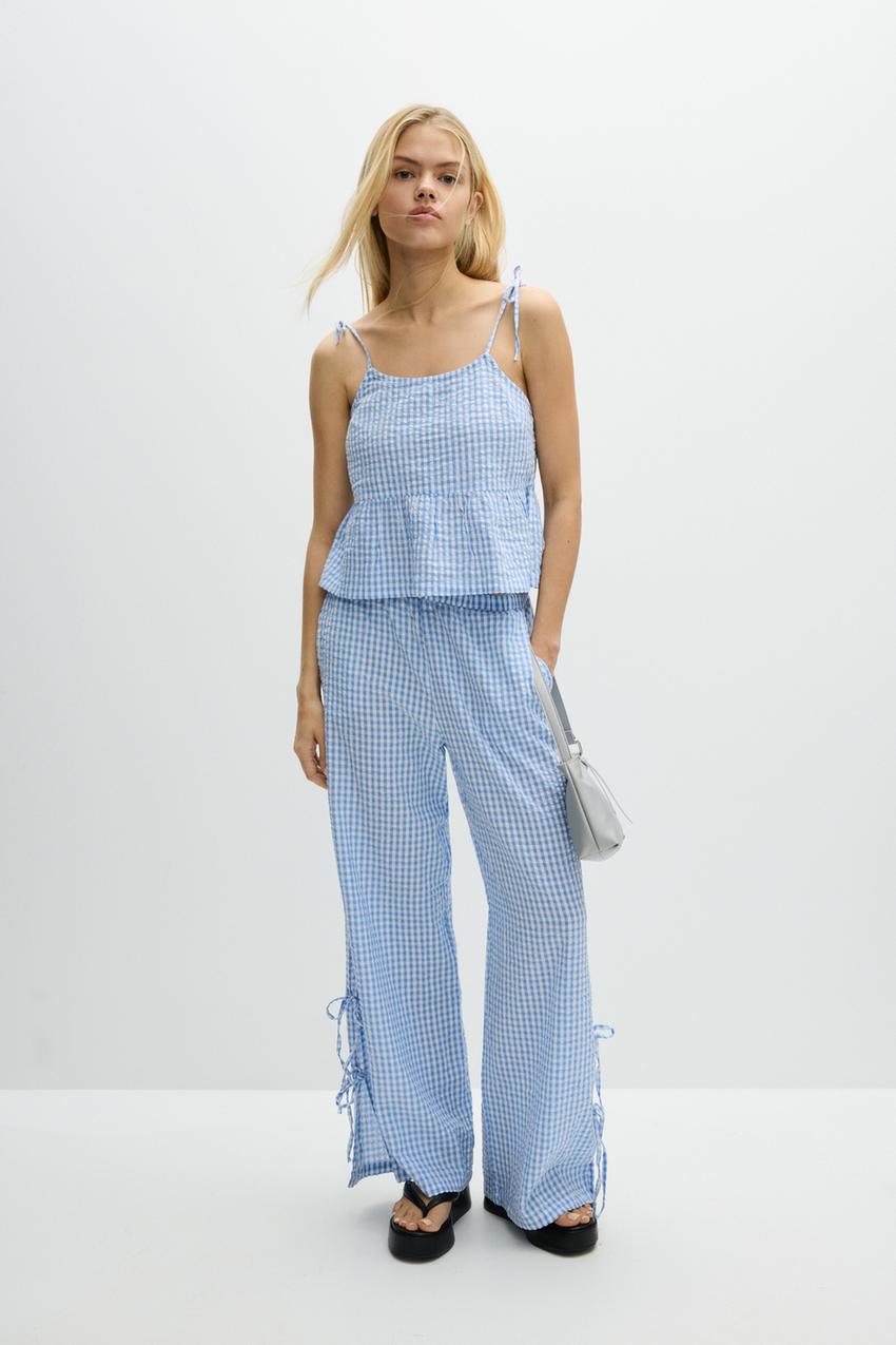 HOT Gingham Zara Pantalon Vichy Pantalon Cuadros Vichy Zara
