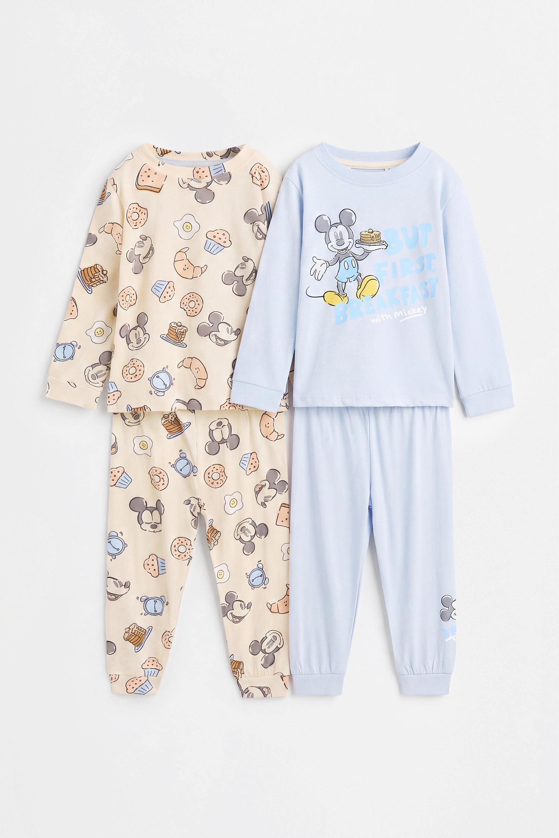 Pack of 2 Mickey Mouse ©Disney pyjamas — SKY BLUE
