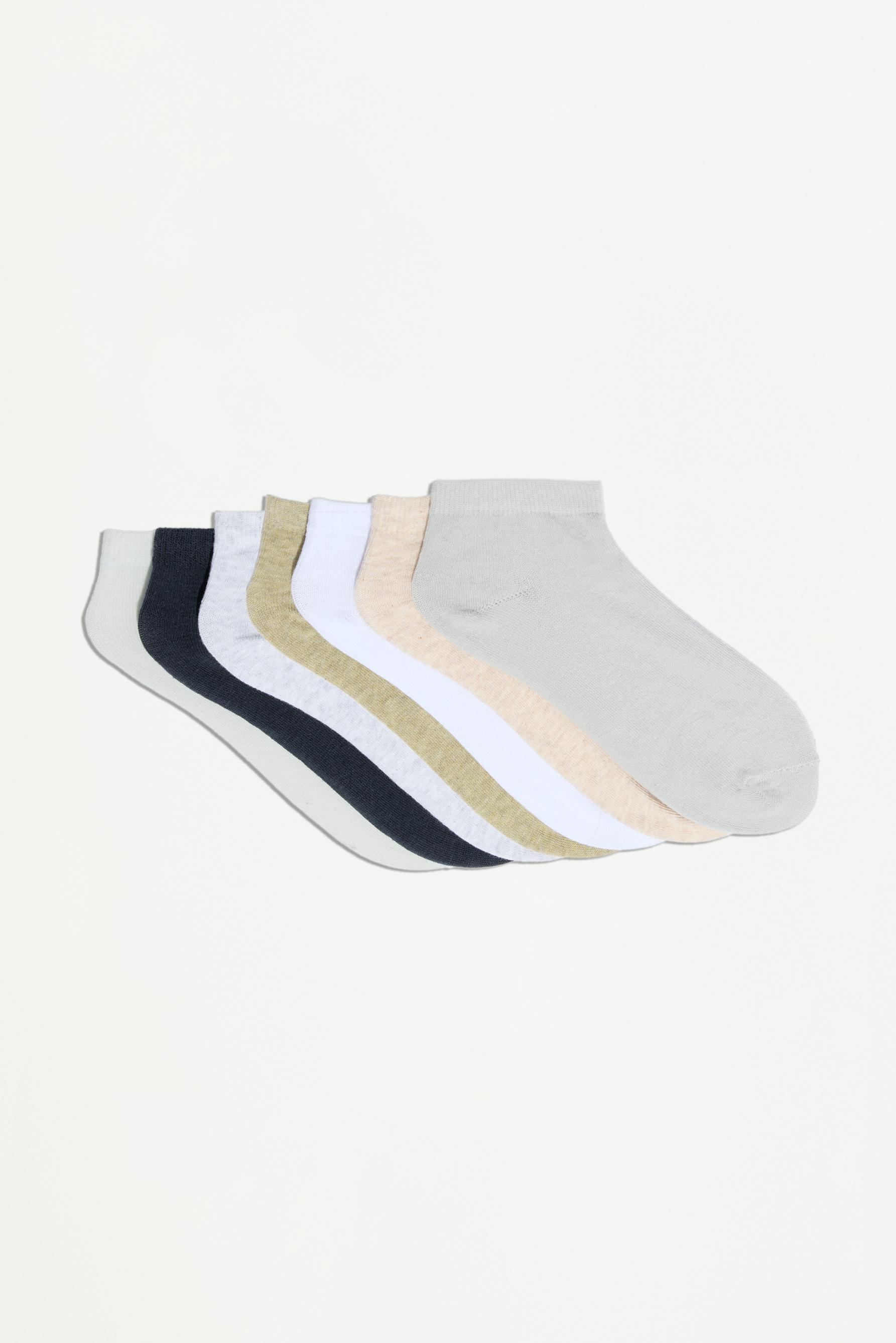 Ankle socks (Pack 7) — PALE GREEN