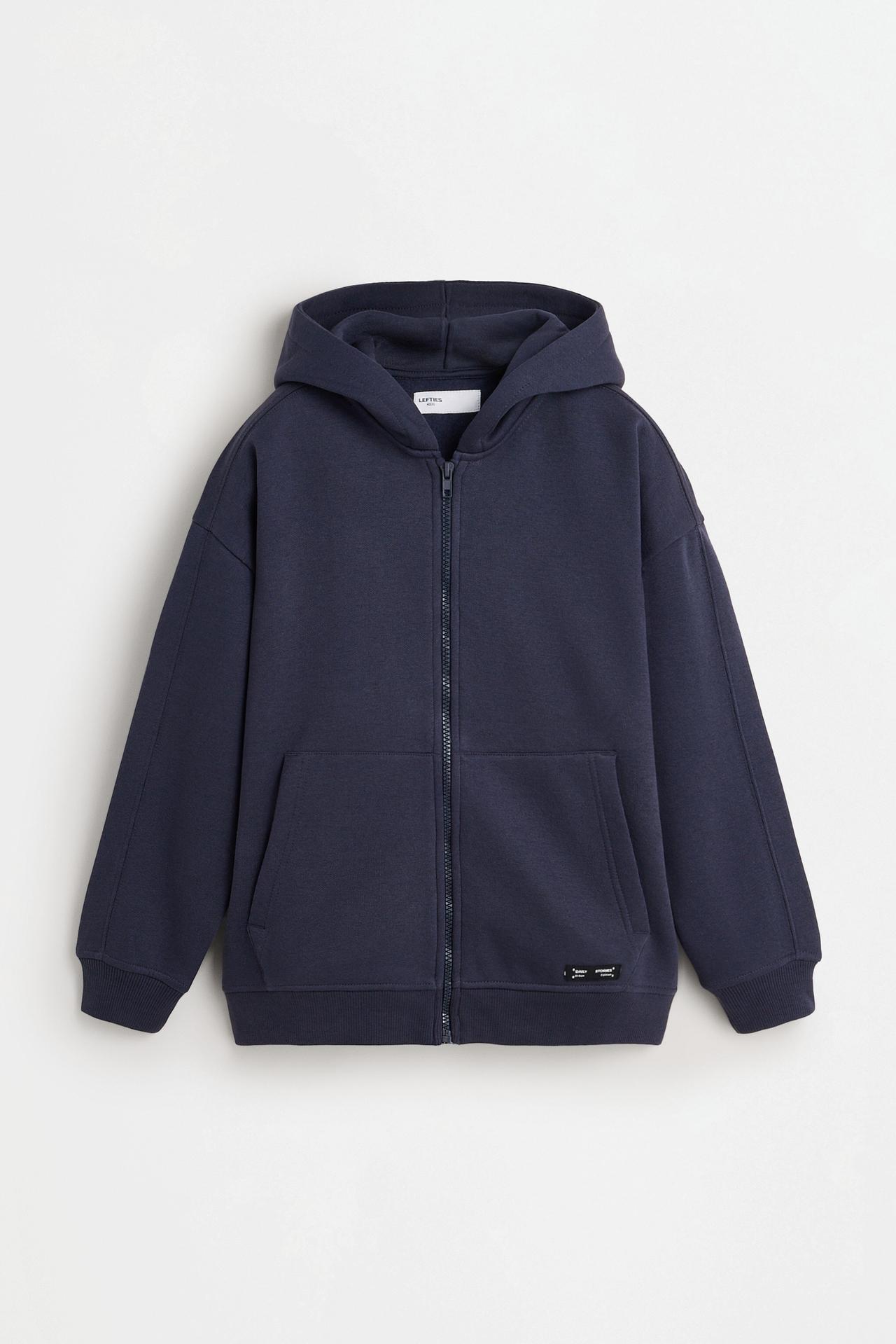 Zip-up hoodie — NAVY