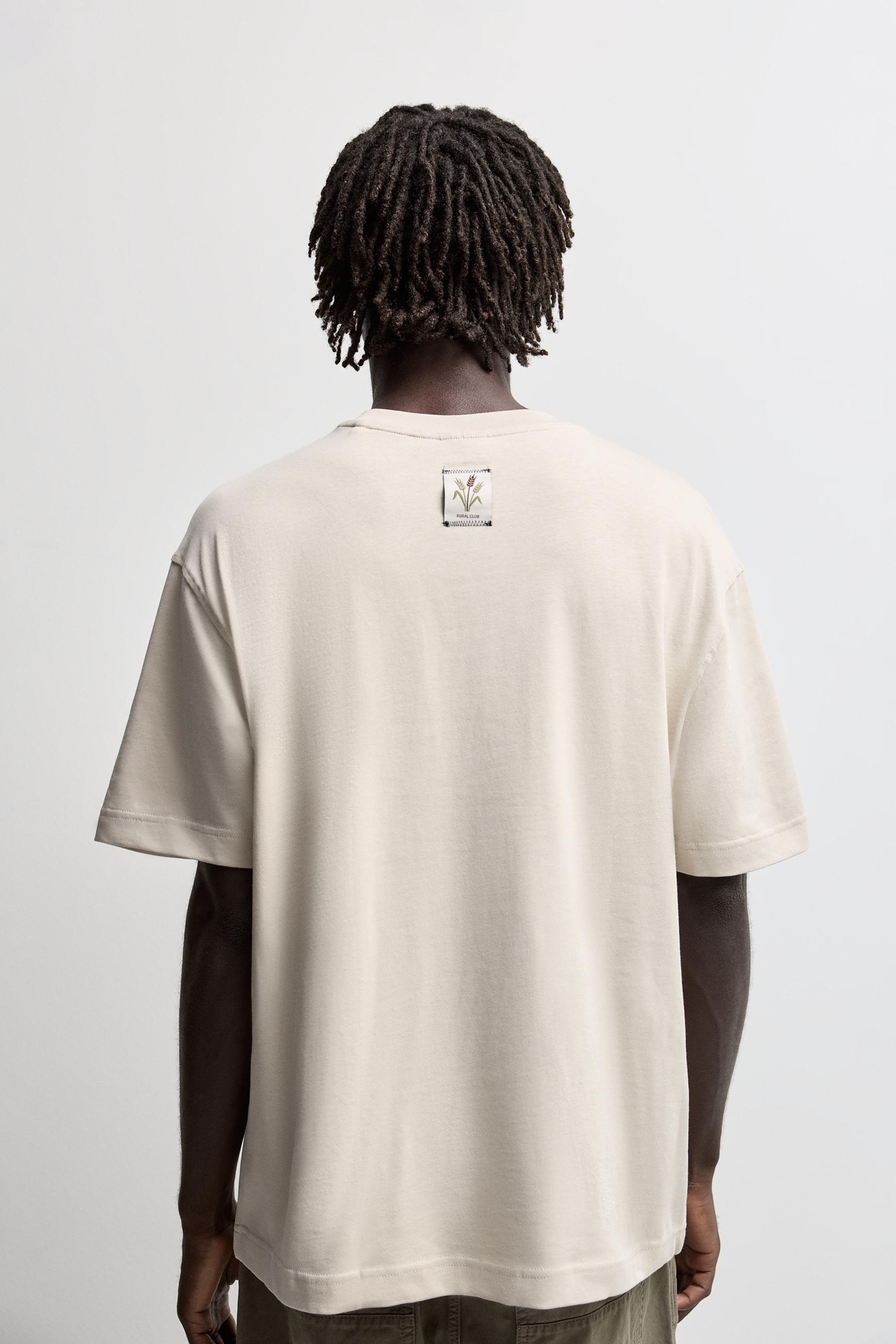 Printed T-shirt — SAND