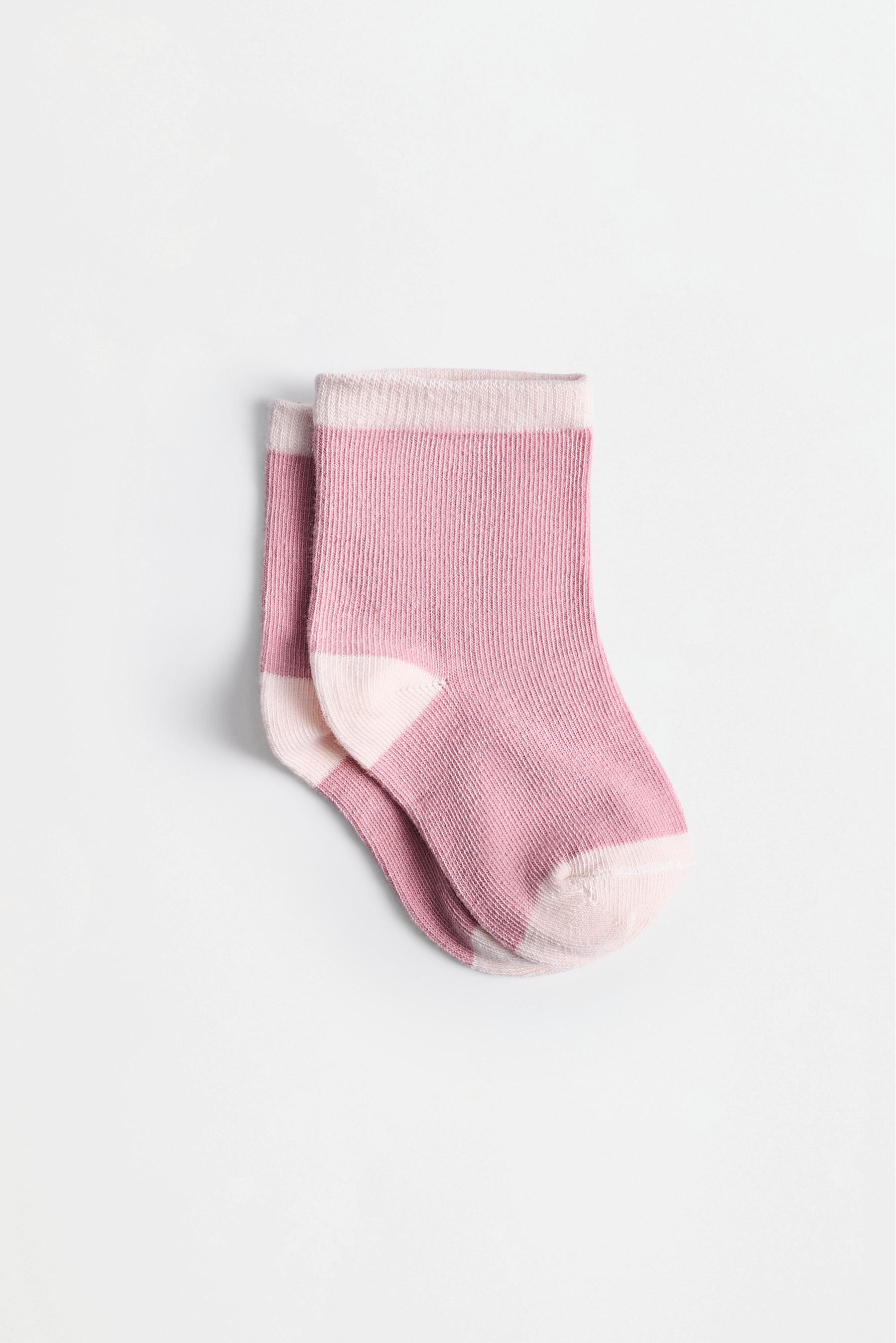 Long socks (7-pack) — PINK
