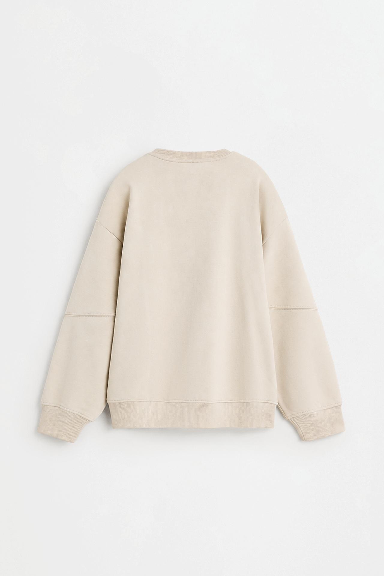 Basic sweatshirt — STONE