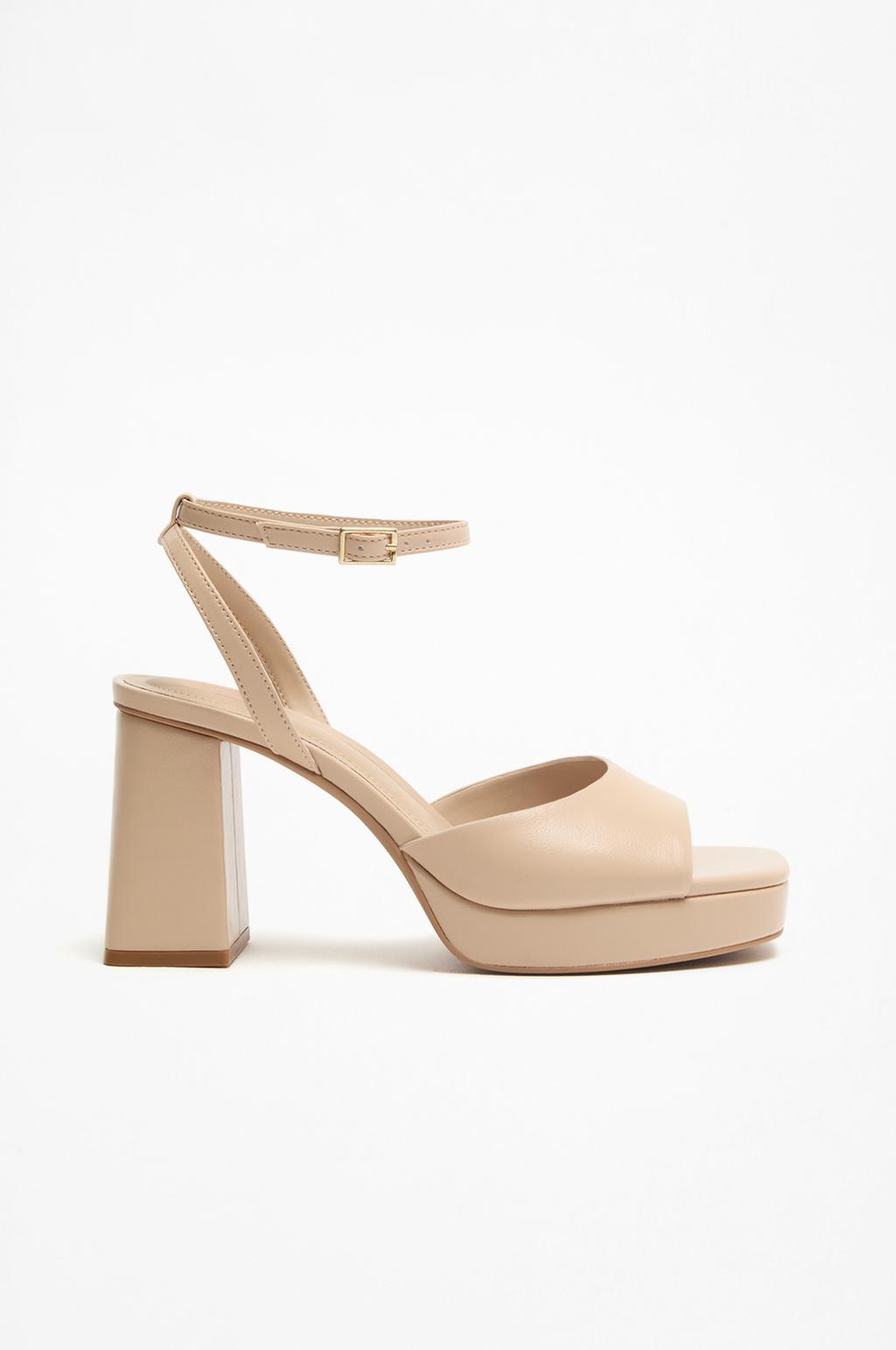 High-heel platform sandals