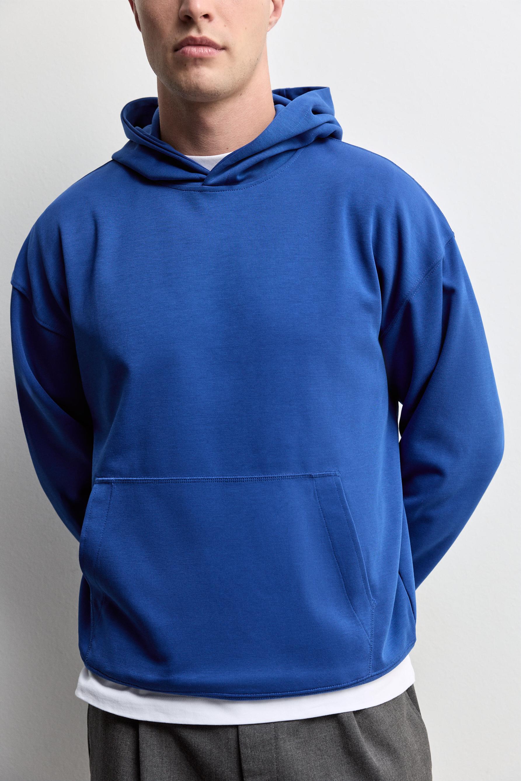 Interlock hoodie — COBALT GREY