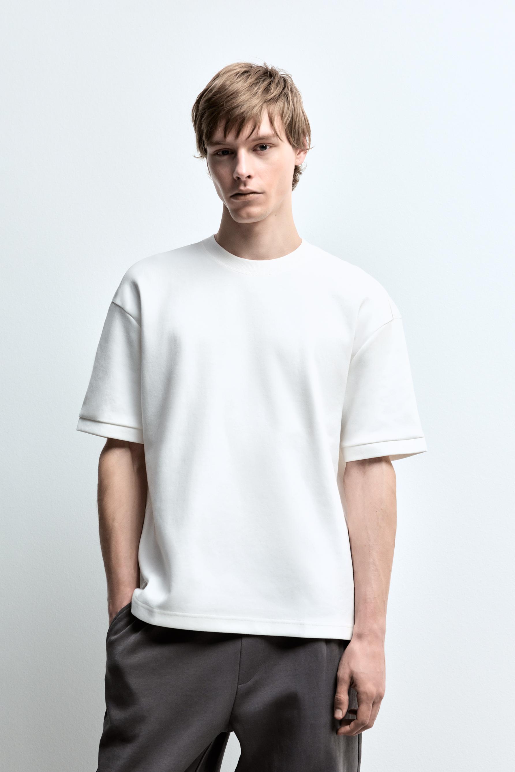 Heavy interlock T-shirt — OFF WHITE