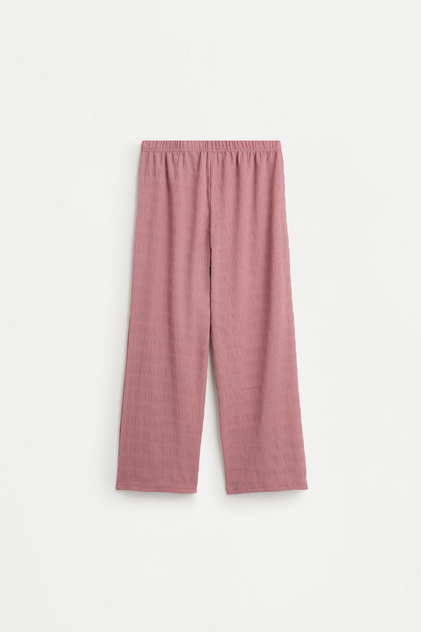 Crepe culottes — PALE PINK