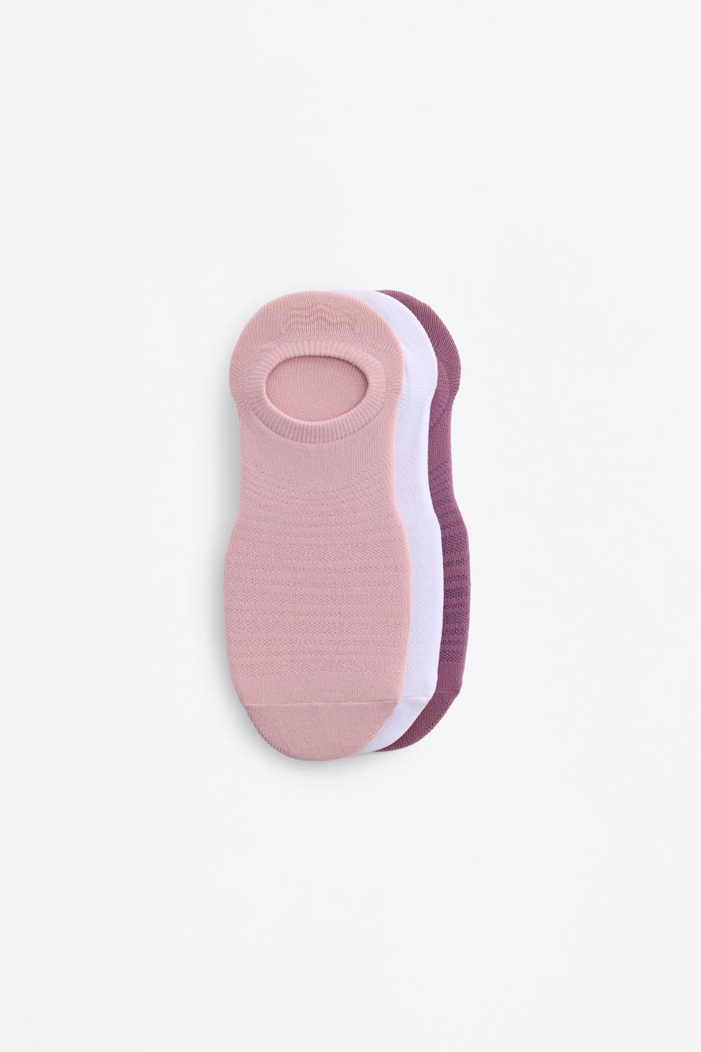 Set de 3 perechi de șosete sport invizibile