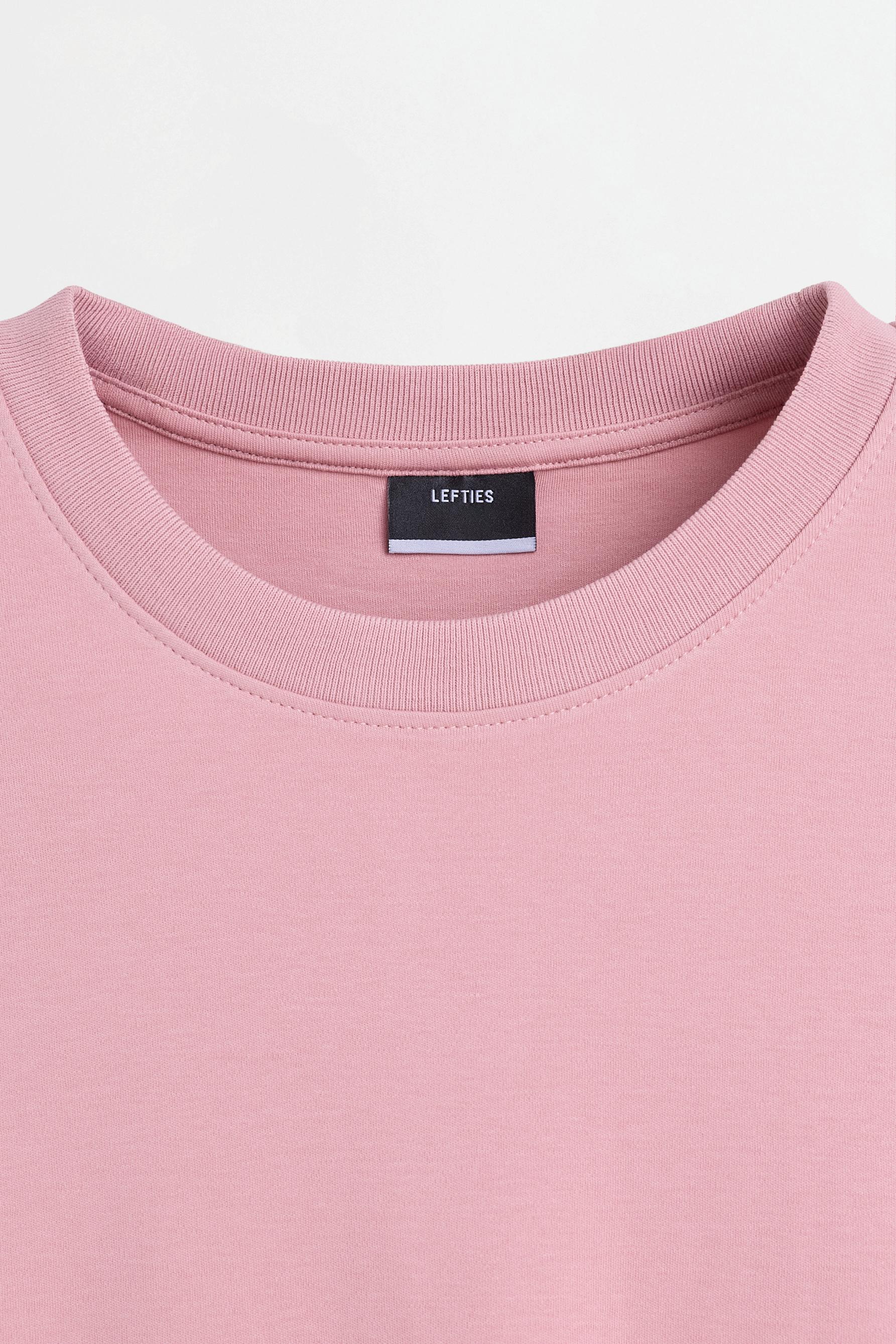 Basic interlock T-shirt — PINK