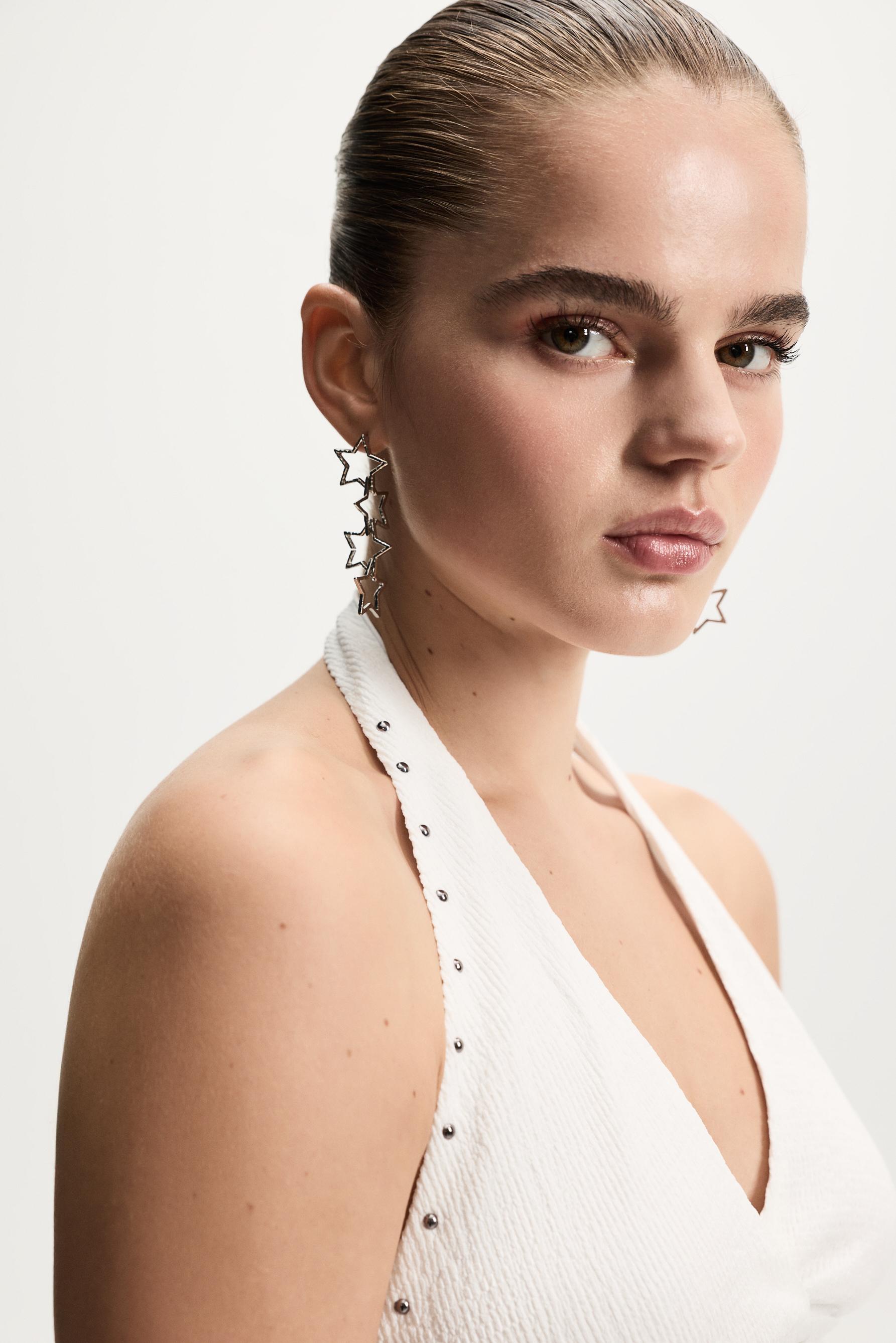 Star earrings — SILVER