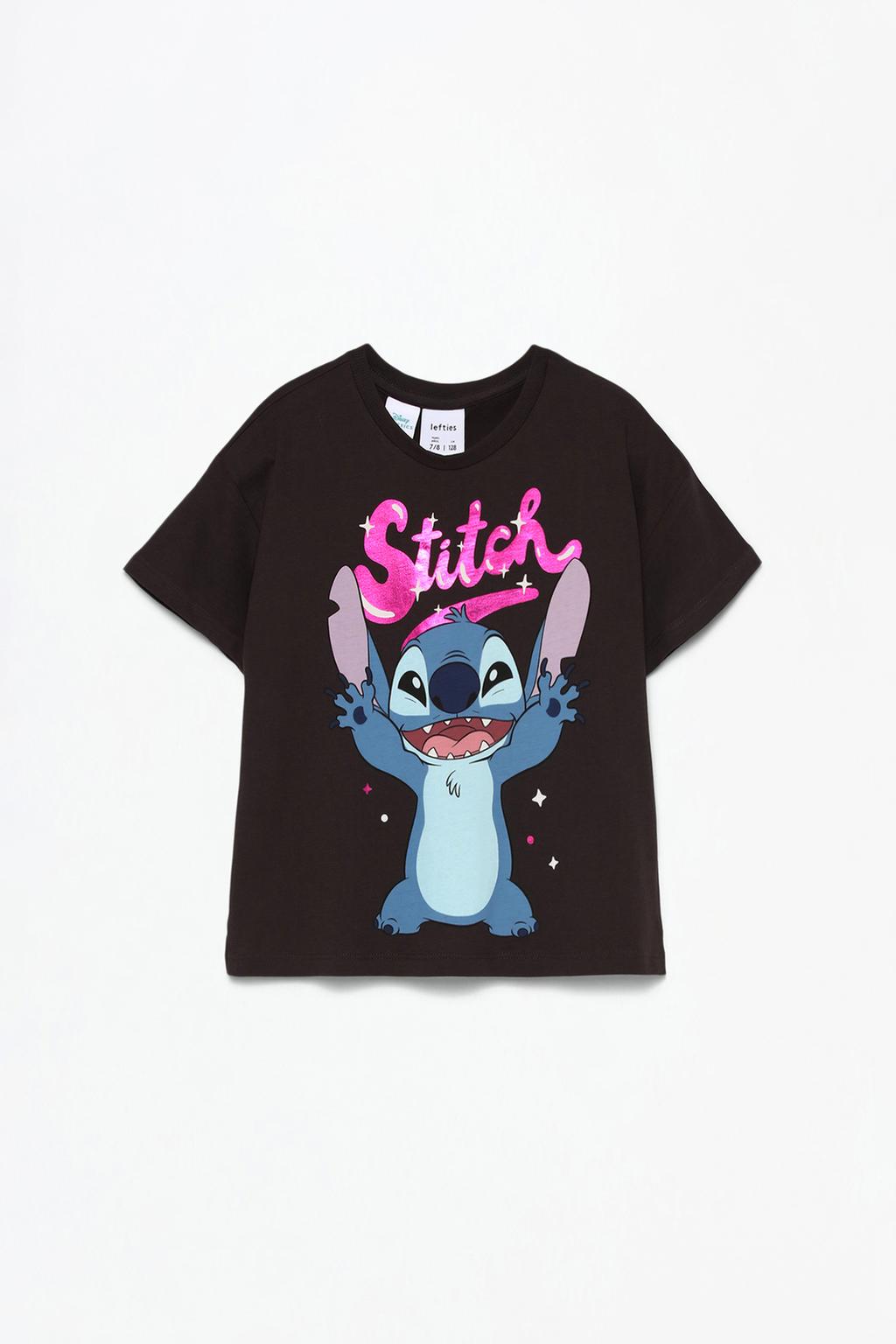 Stitch Lilo & Stitch ©Disney shiny slogan T-shirt