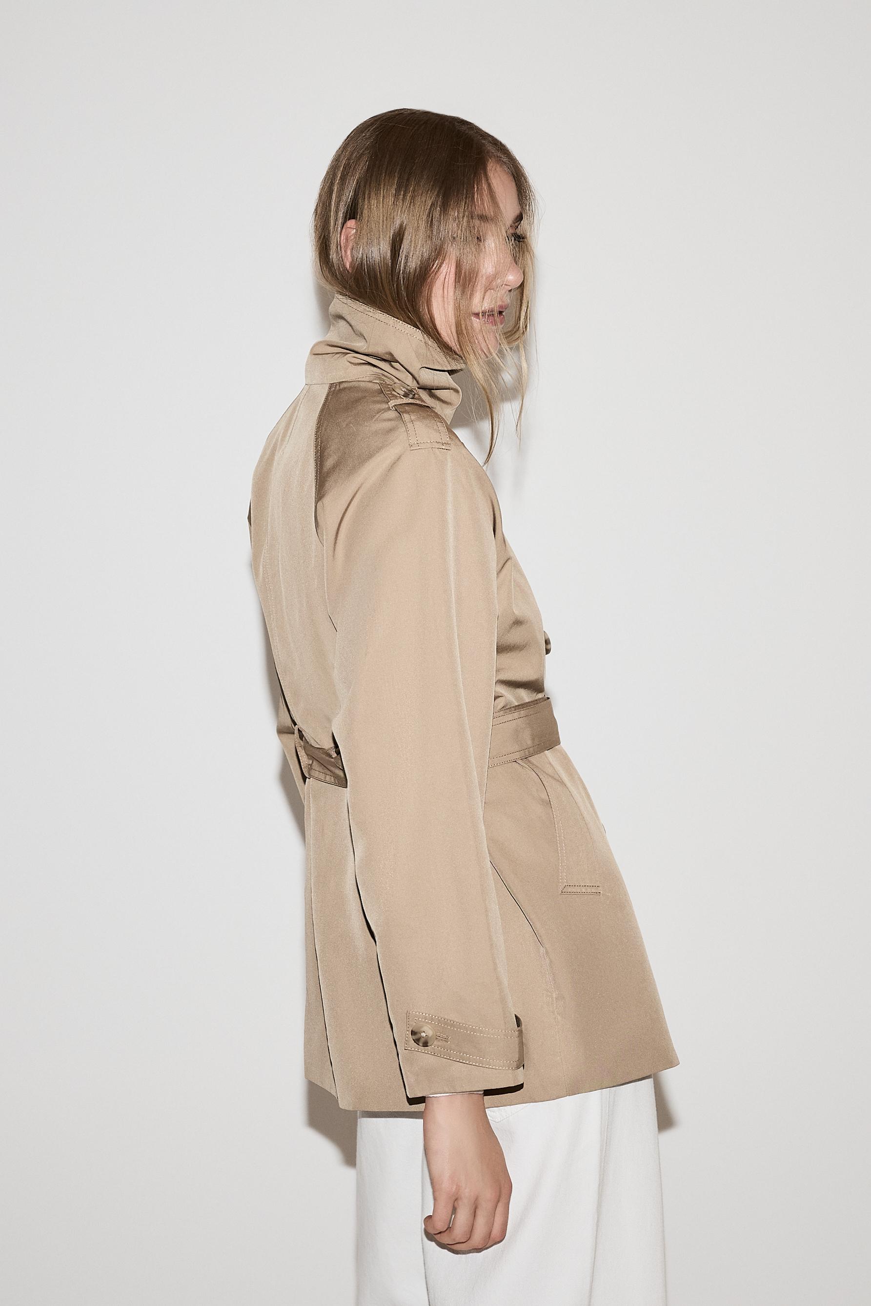 Oversize trench coat — BEIGE