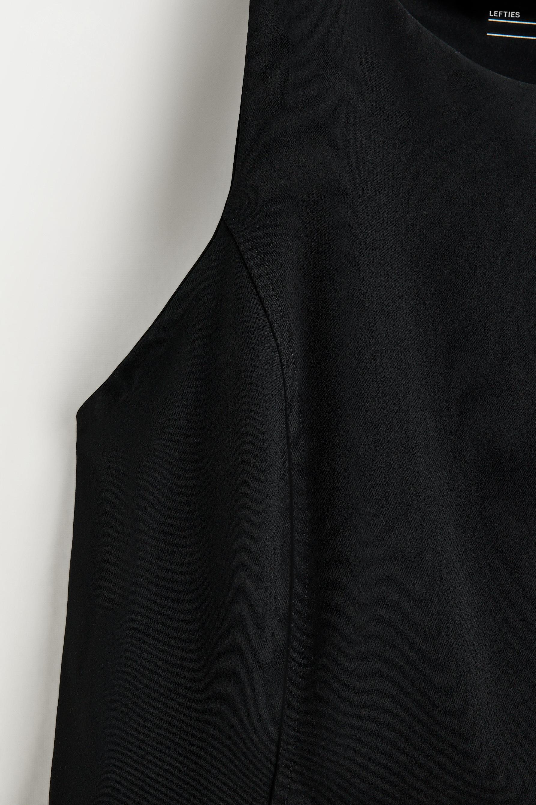 Racerback sports top — BLACK