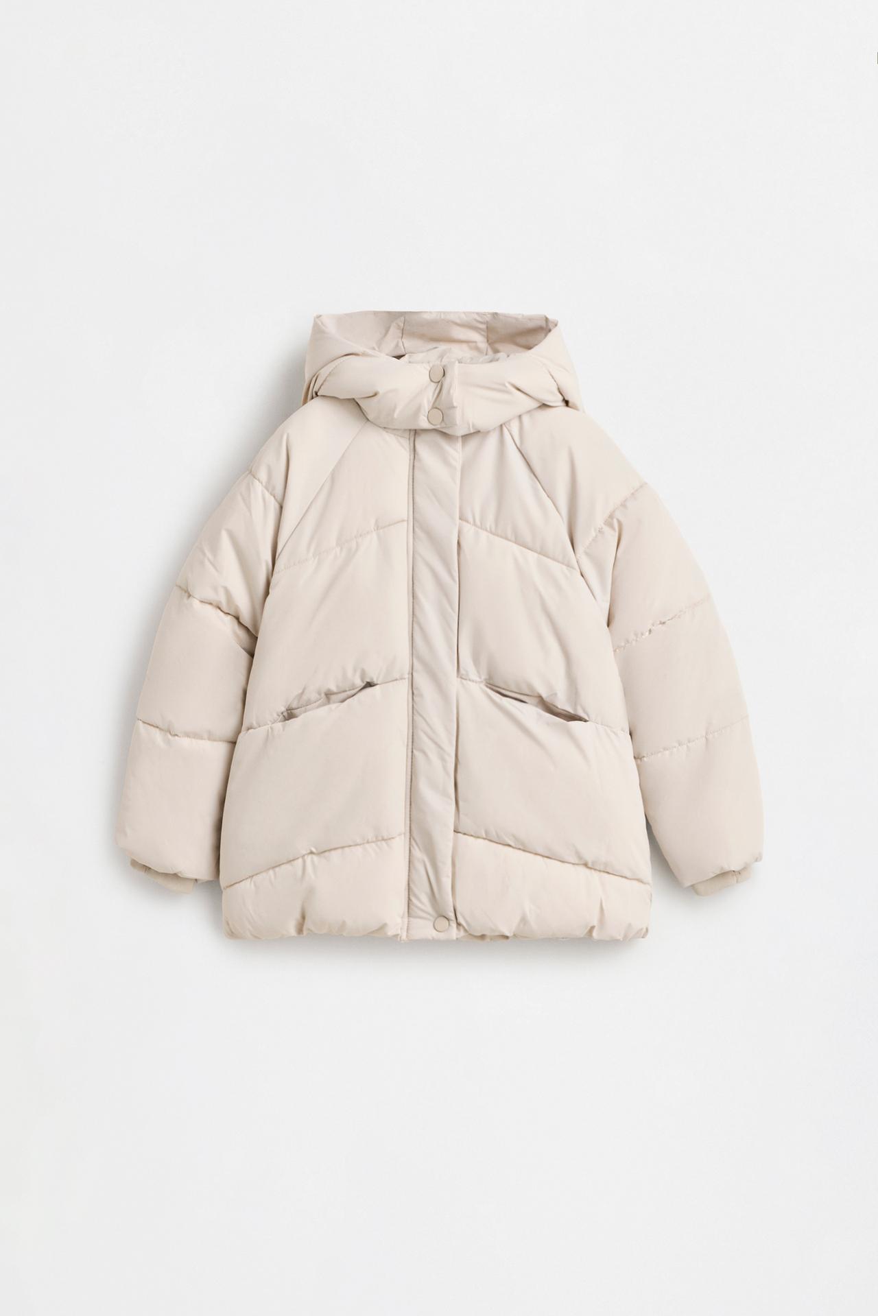 Quilted jacket — ECRU