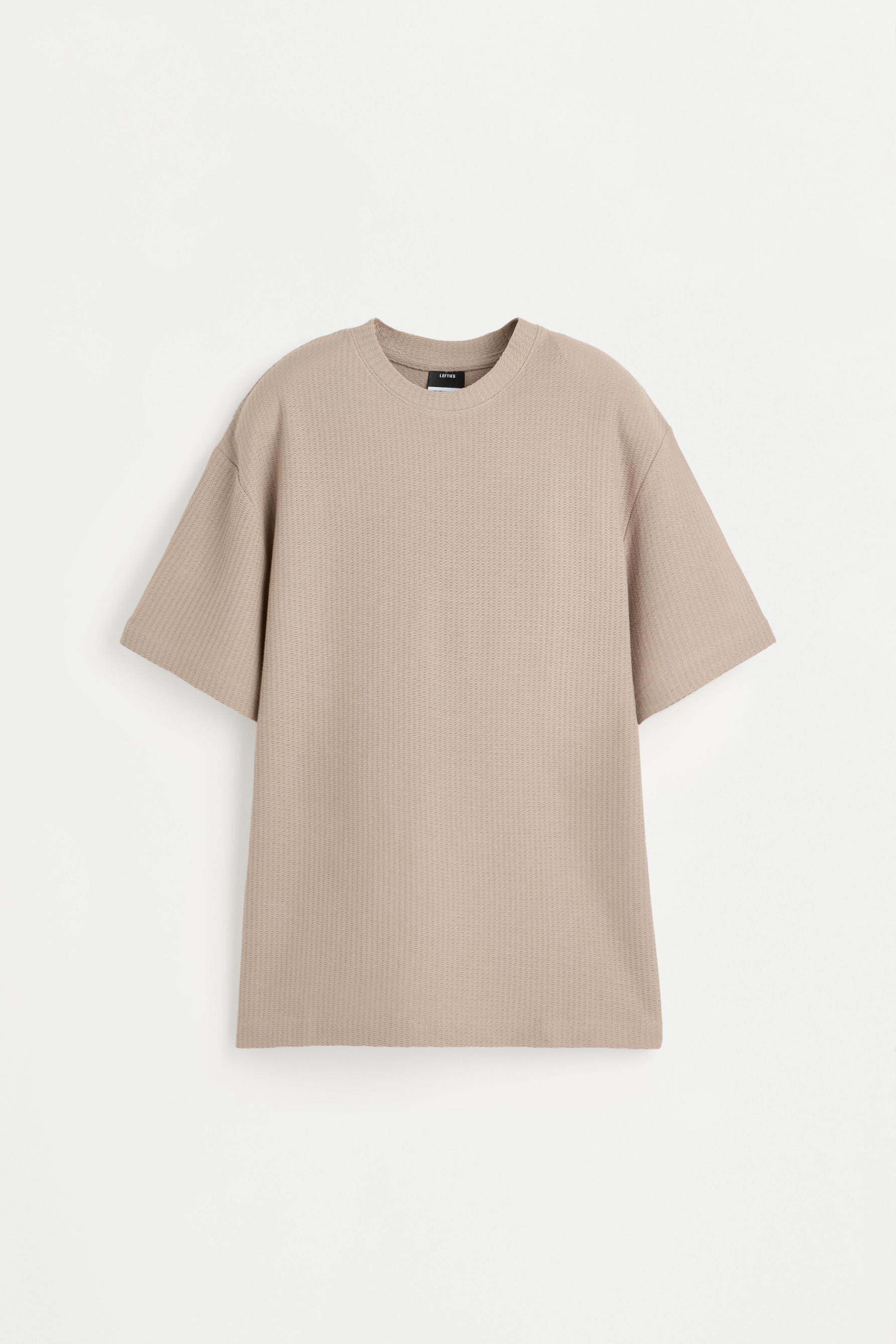 Texture T-shirt — CAMEL