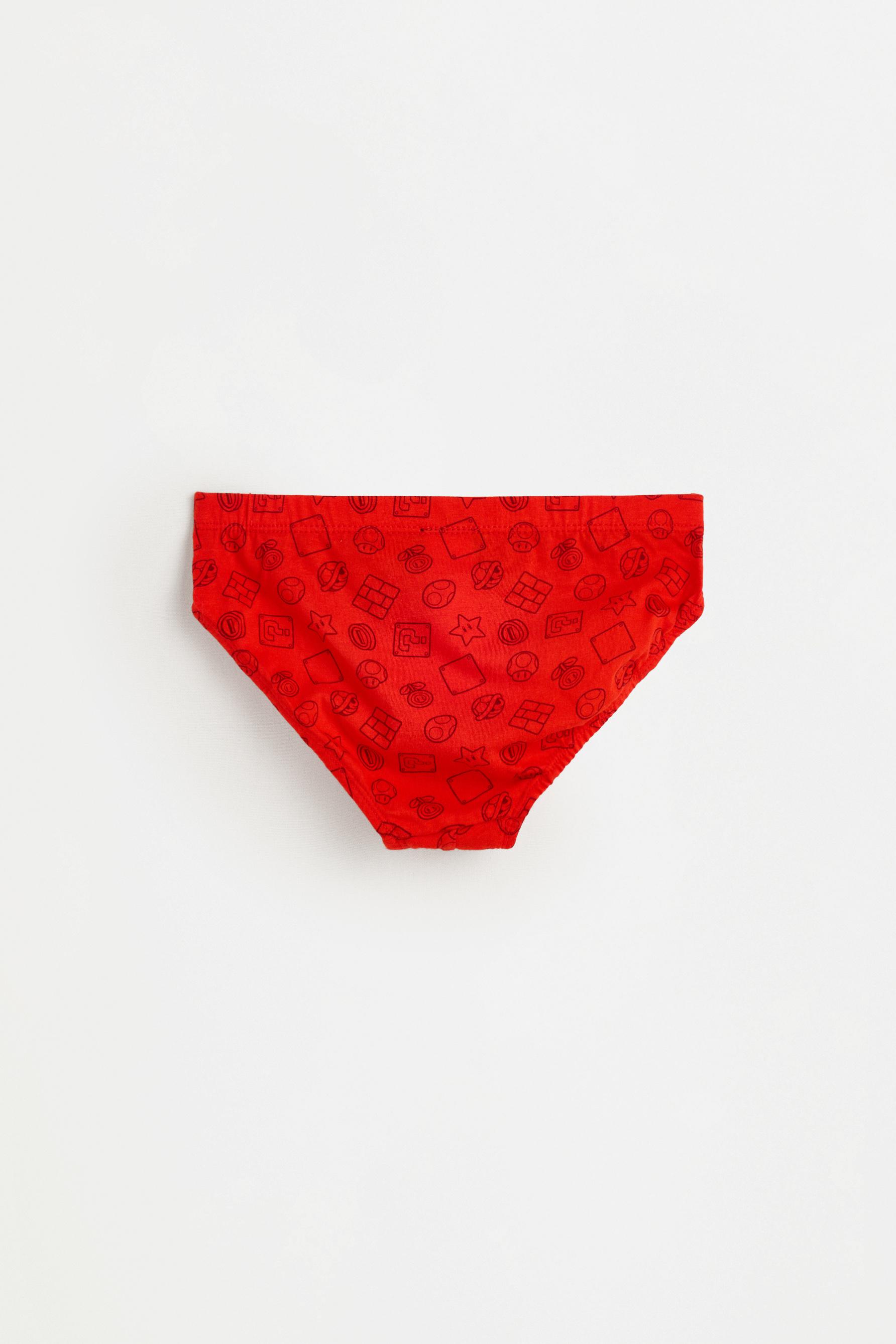 Mario Nintendo® Briefs (3-Pack) — RED