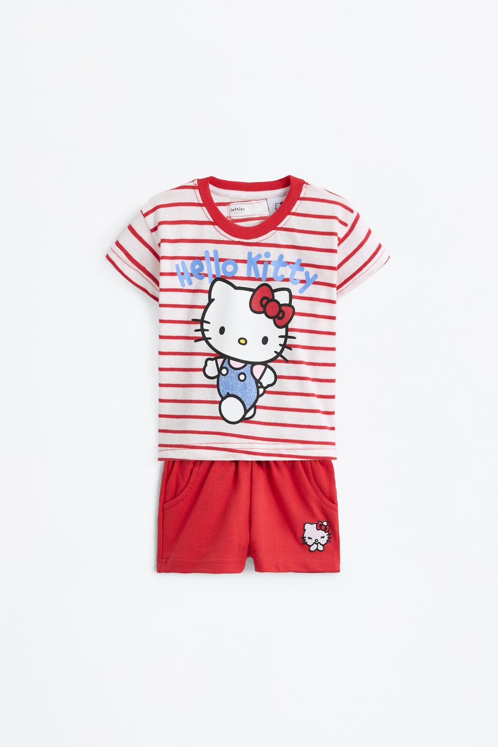 Hello Kitty ©SANRIO T-shirt and shorts co-ord