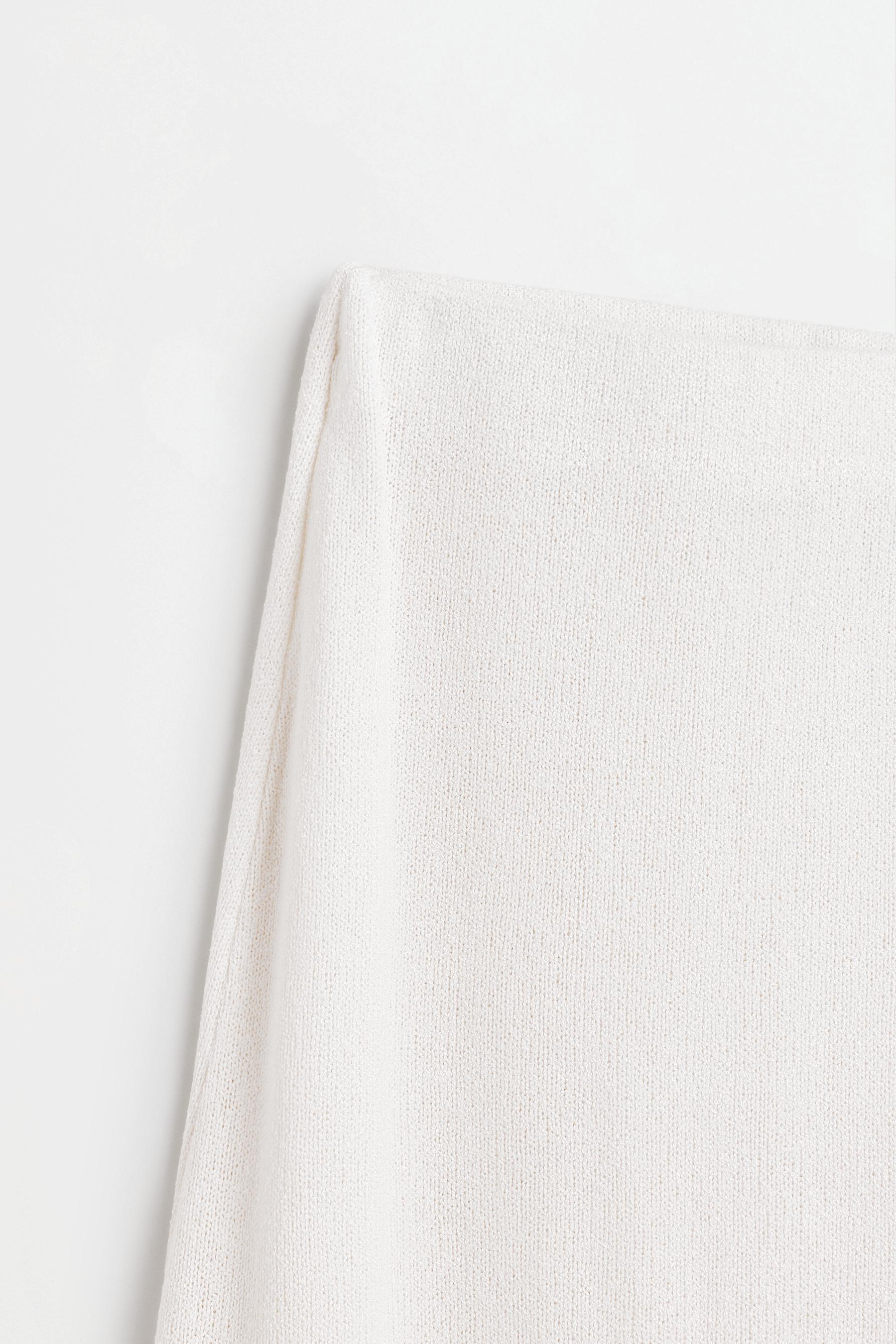 Rustic midi skirt — OFF WHITE