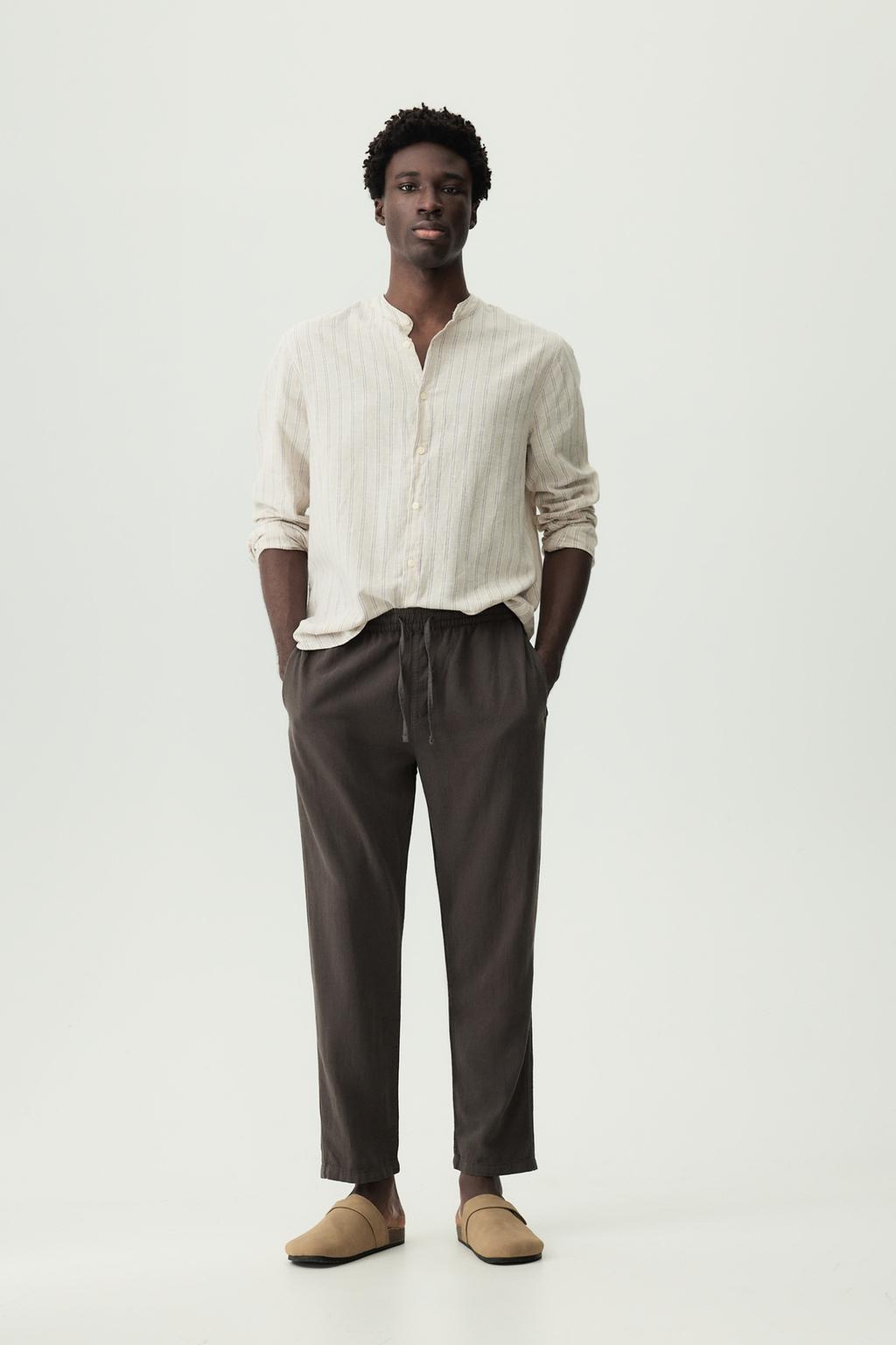 Pantalón jogger algodón - lino