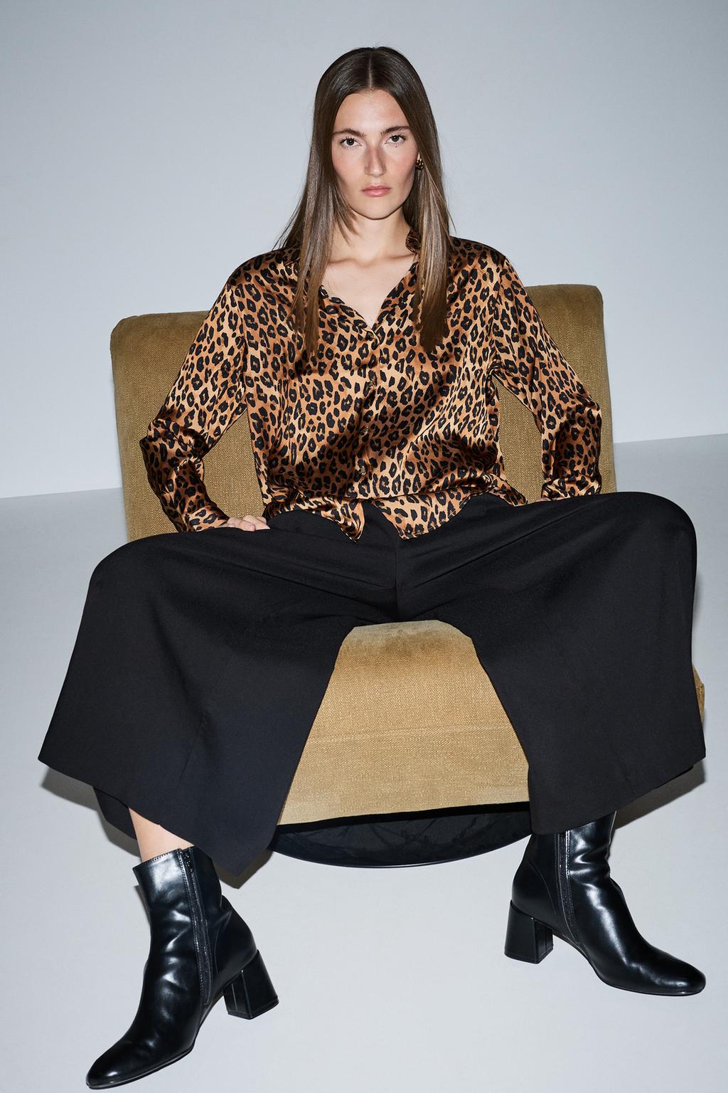 Camisa satinada