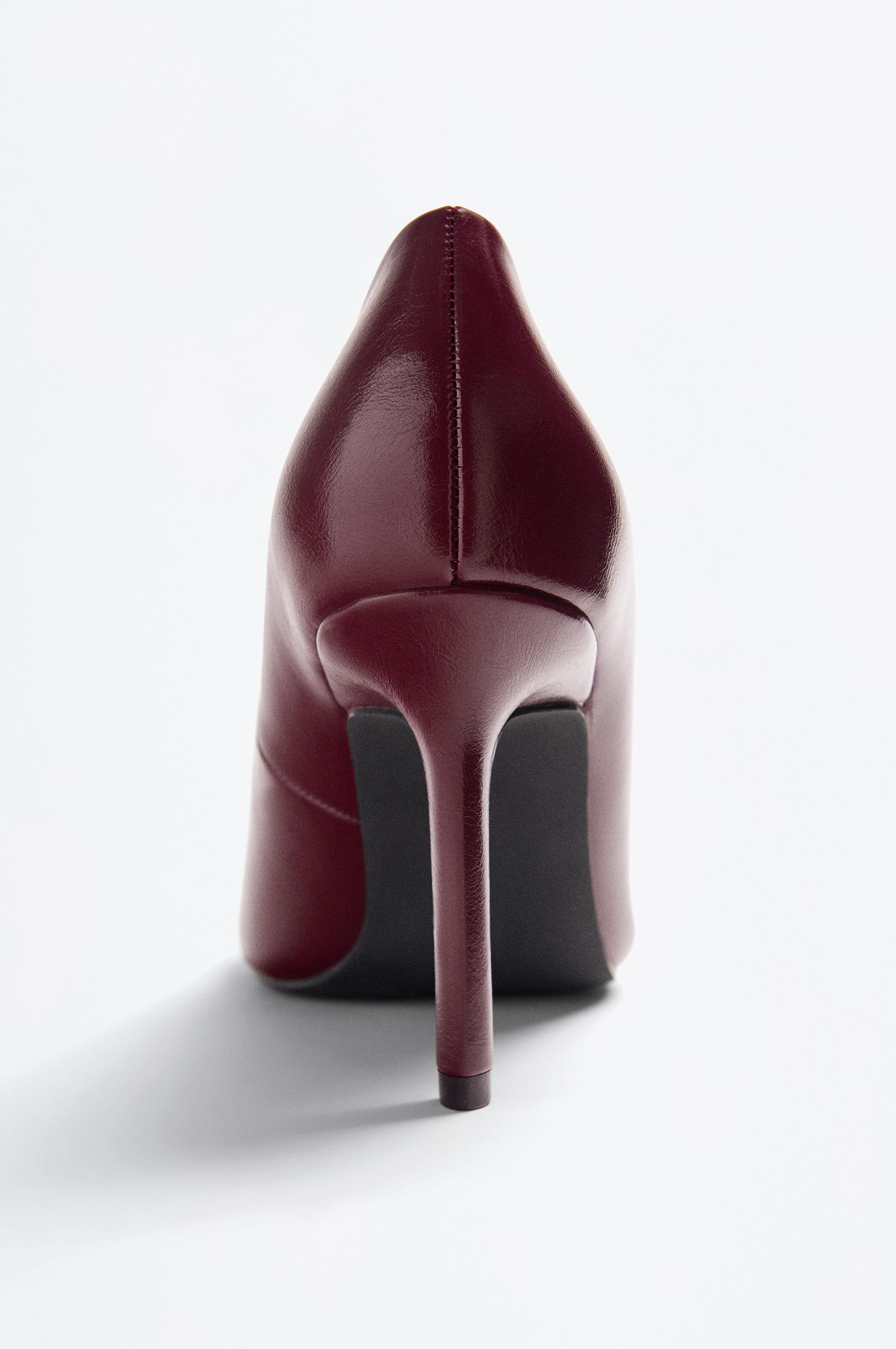 Lefties Lefties Bordo Minimal topuklu ayakkabı Lefties'te! Bordo - 4. görsel