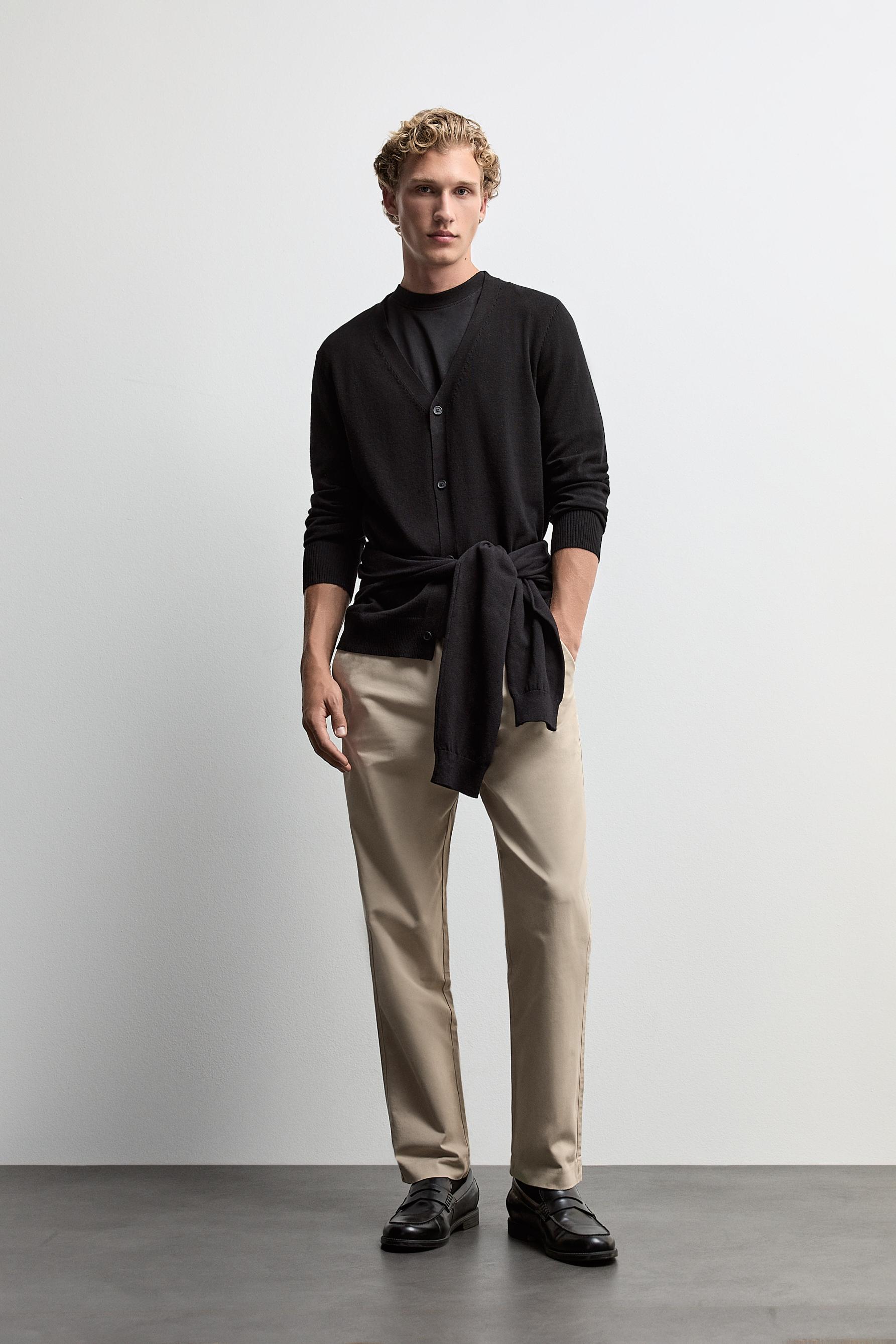 Basic cardigan — BLACK
