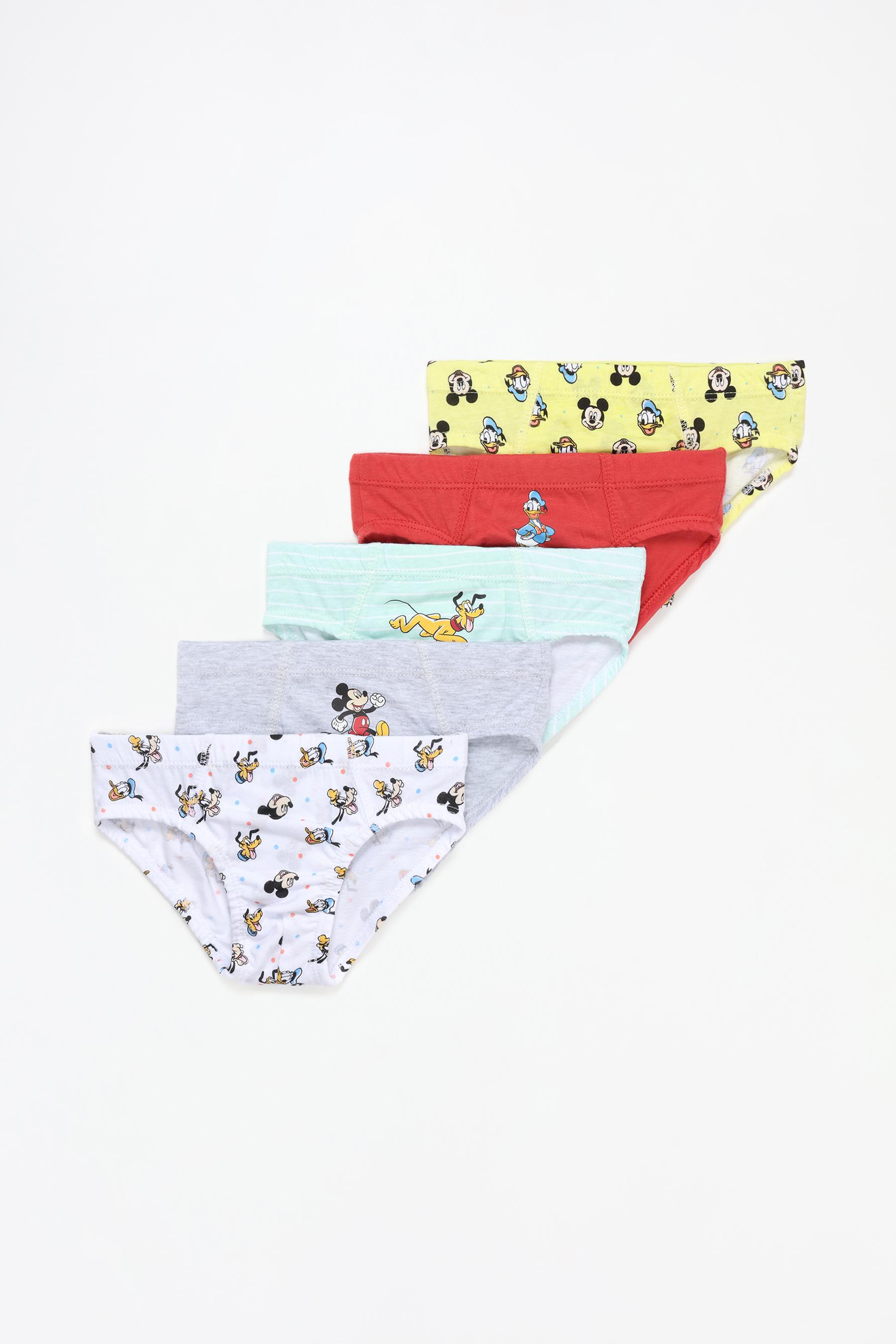 Pack 5 calzoncillos slip Mickey y Pluto ©Disney
