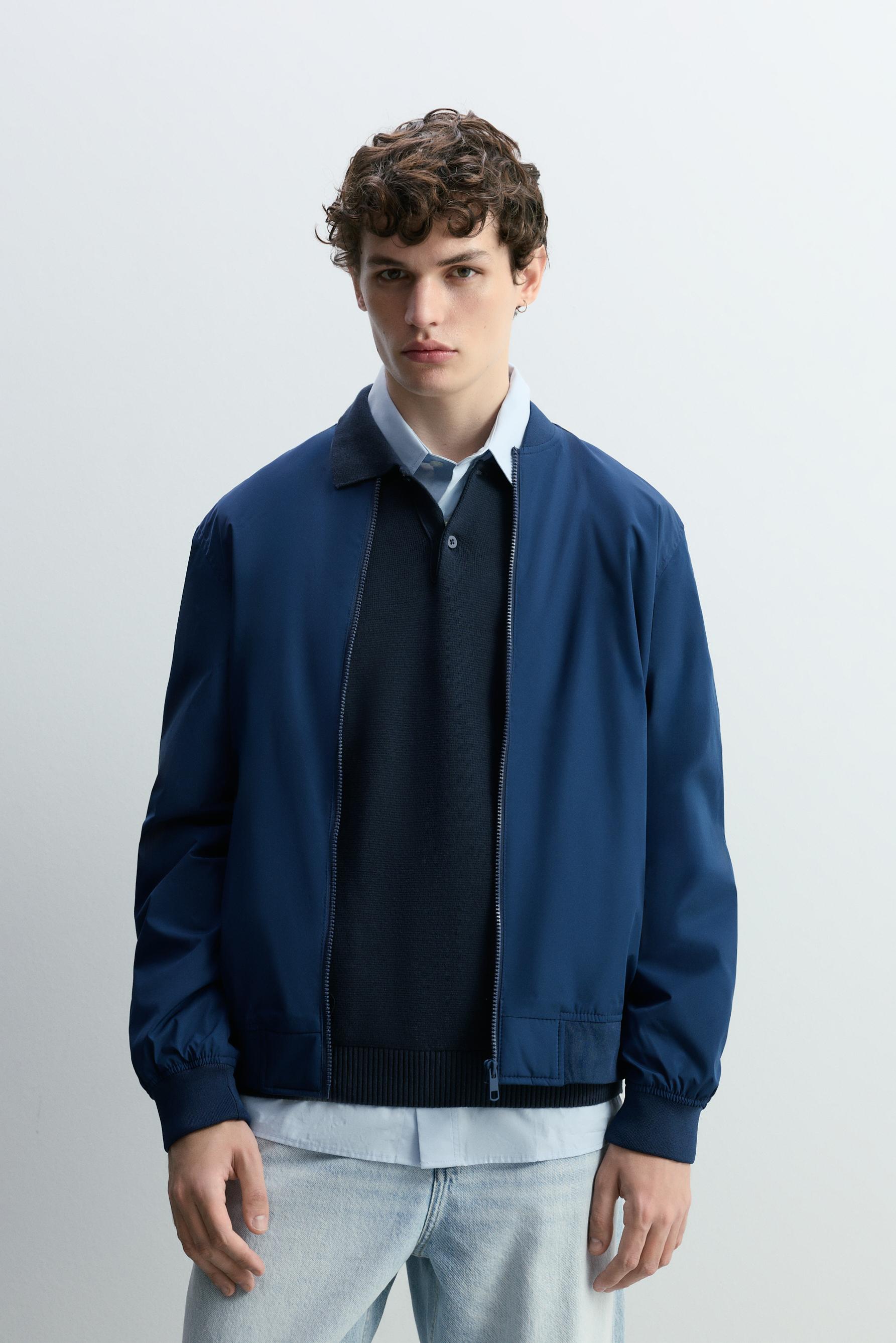 Bomber jacket — DARK NAVY